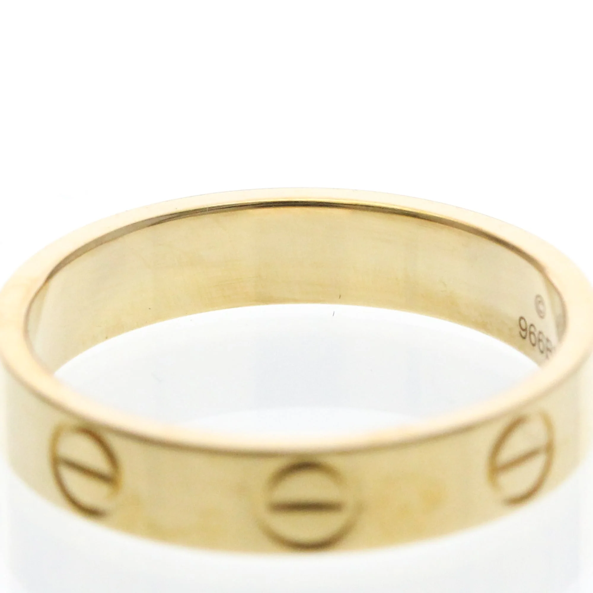 Love Ring 18K Yellow Gold Mini - Image 6