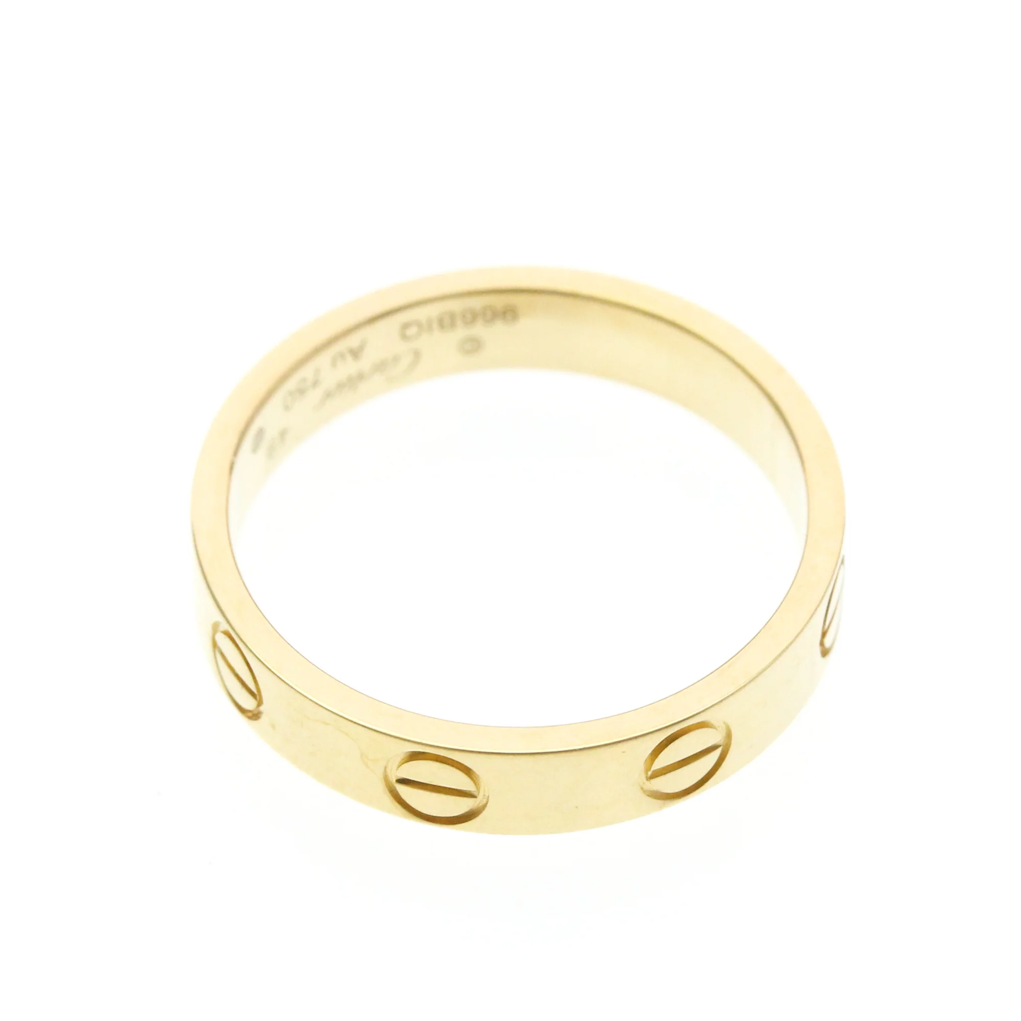 Love Ring 18K Yellow Gold Mini - Image 9
