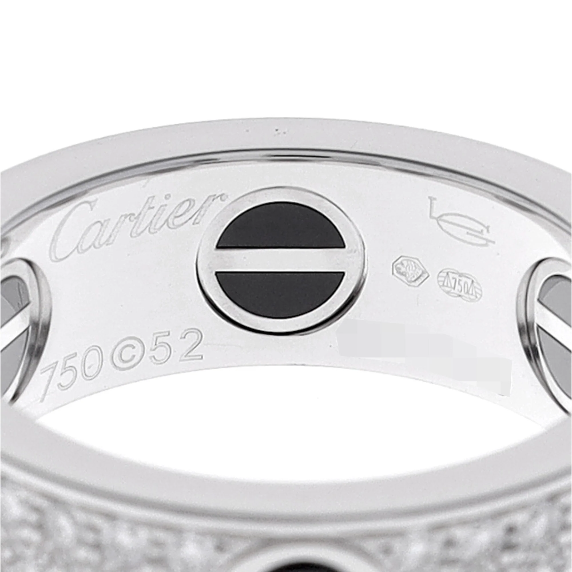 Love Ring Ceramic and 18K White Gold - Image 3