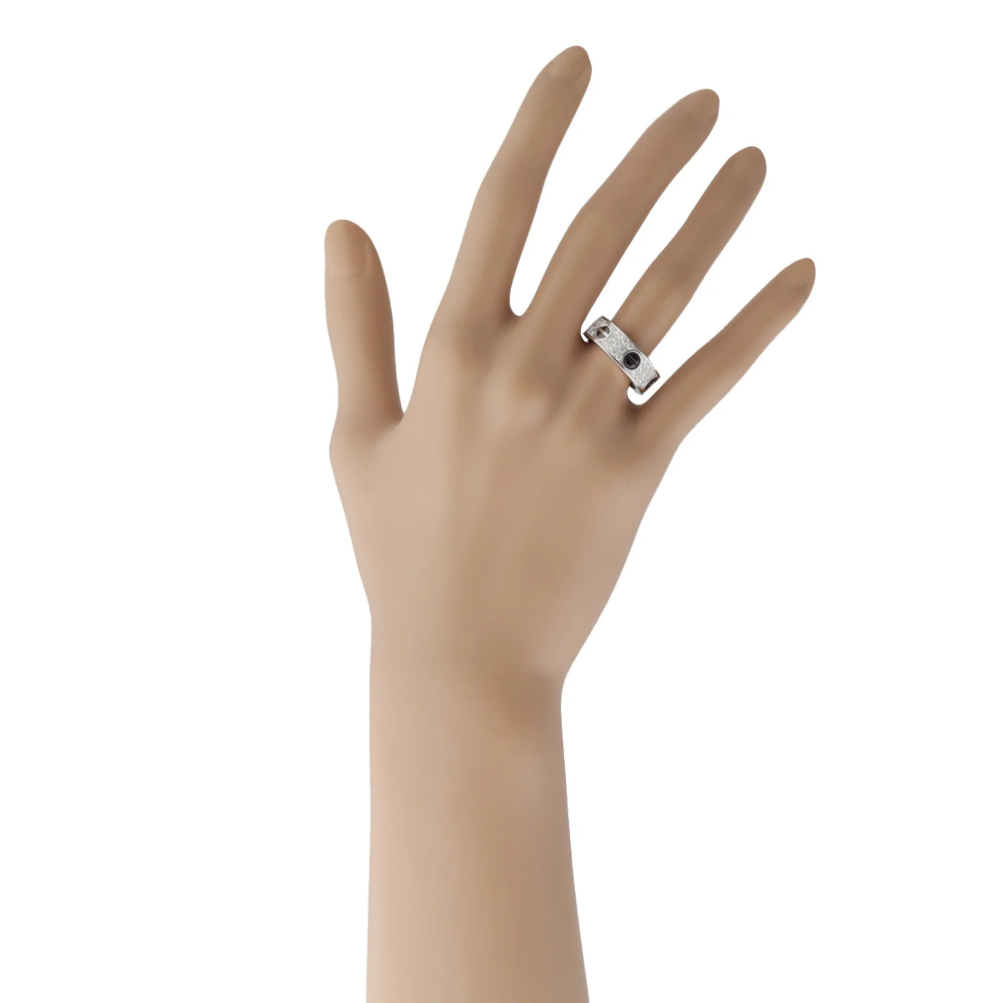 Love Ring Ceramic and 18K White Gold - Image 8