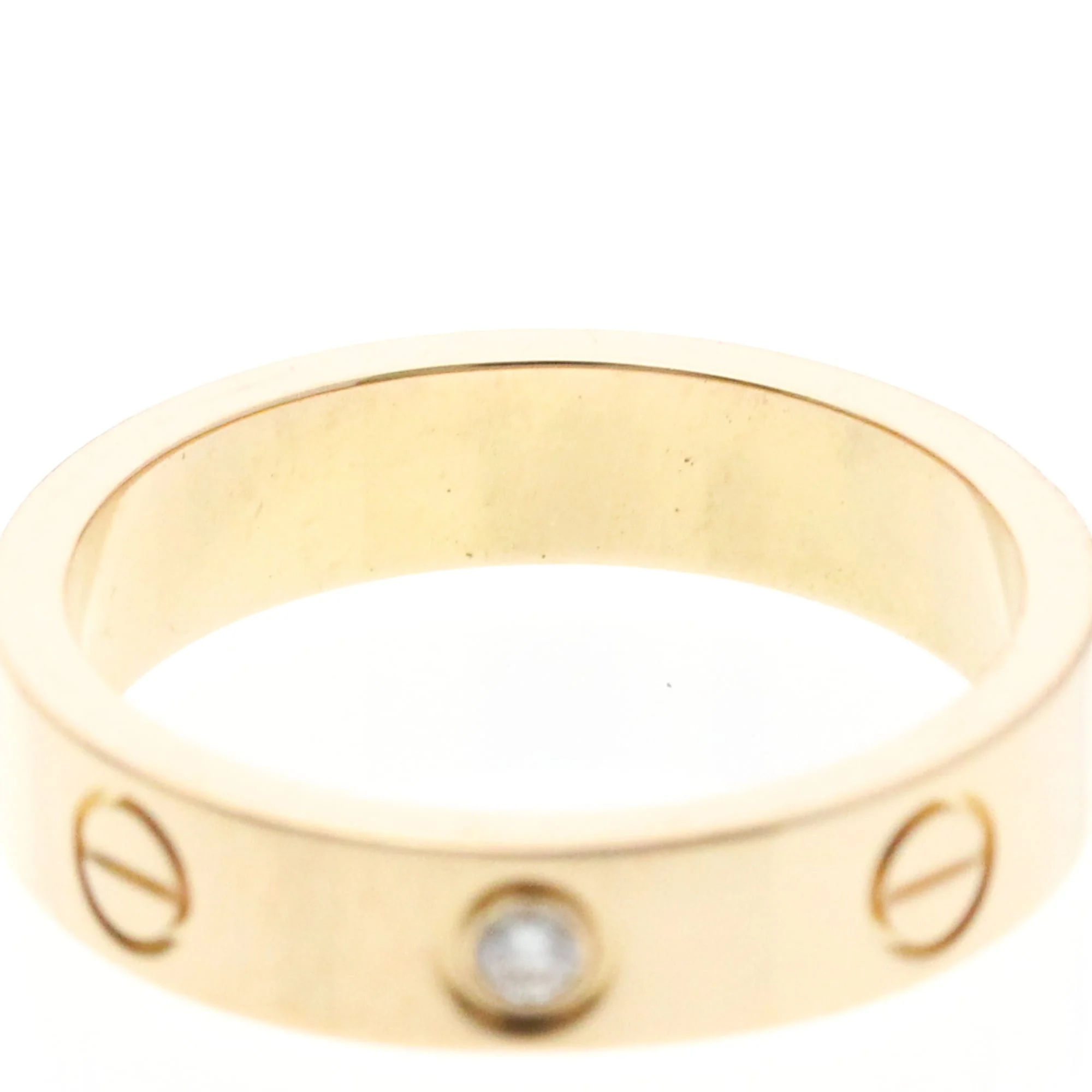 Mini Ring 18K Rose Gold with Diamond - Image 5