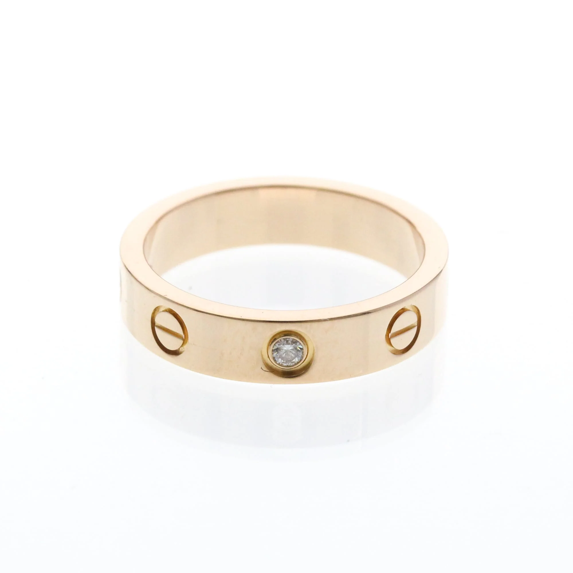 Mini Ring 18K Rose Gold with Diamond