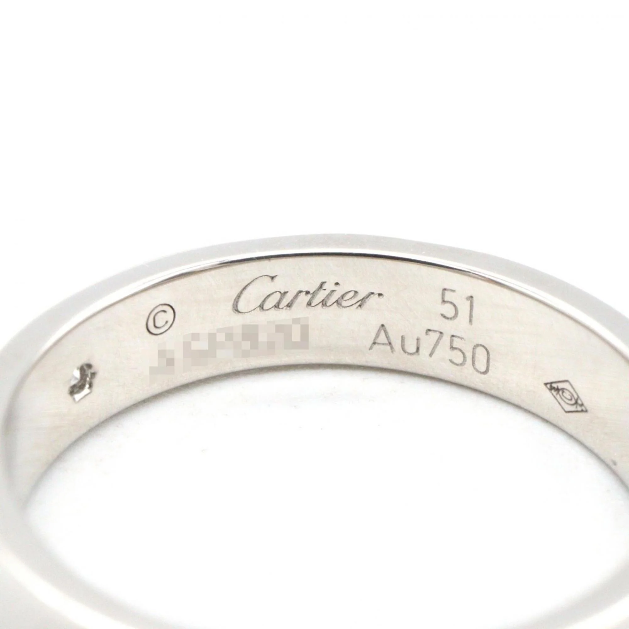 Mini Ring 18K White Gold with Diamond - Image 4