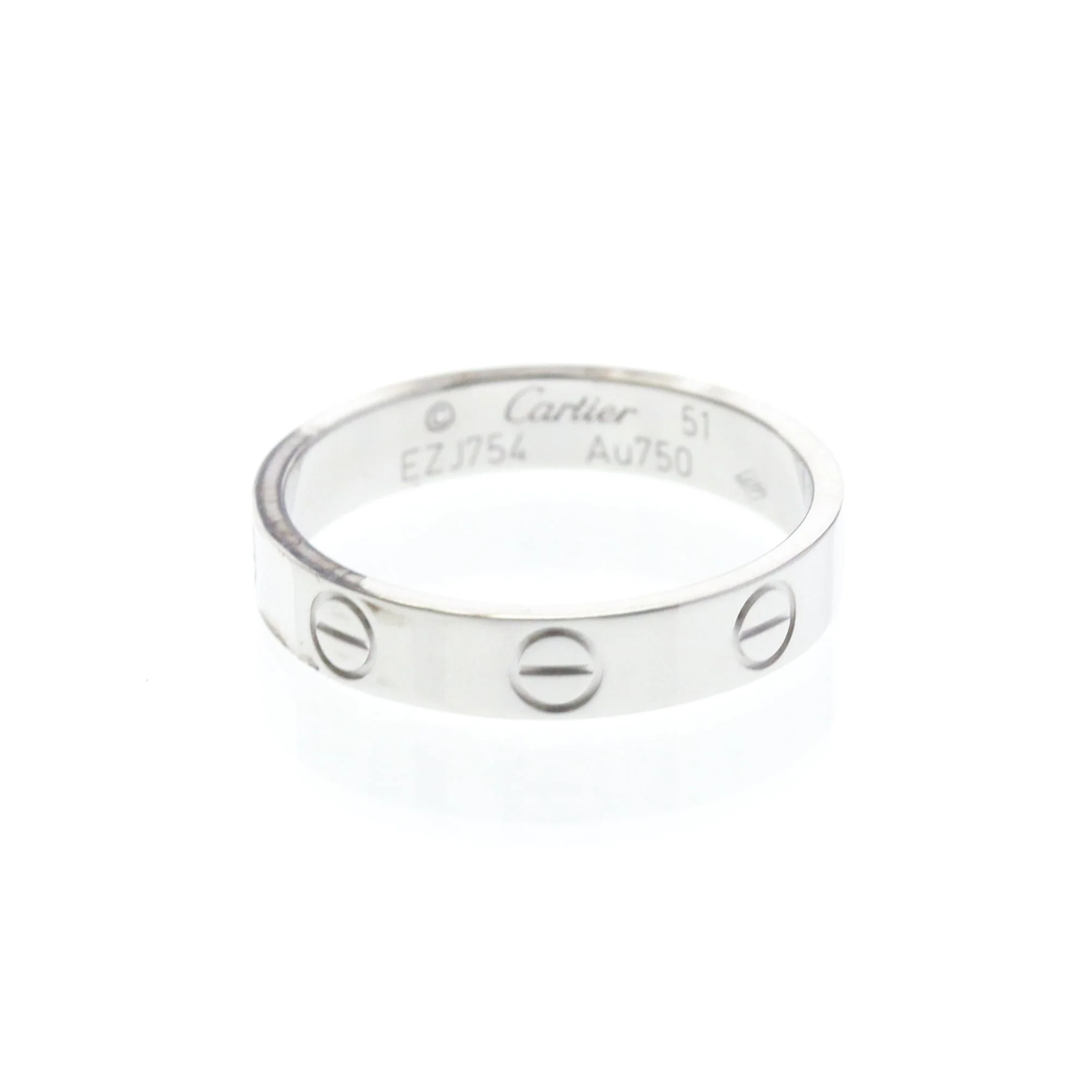 Mini Ring 18K White Gold with Diamond