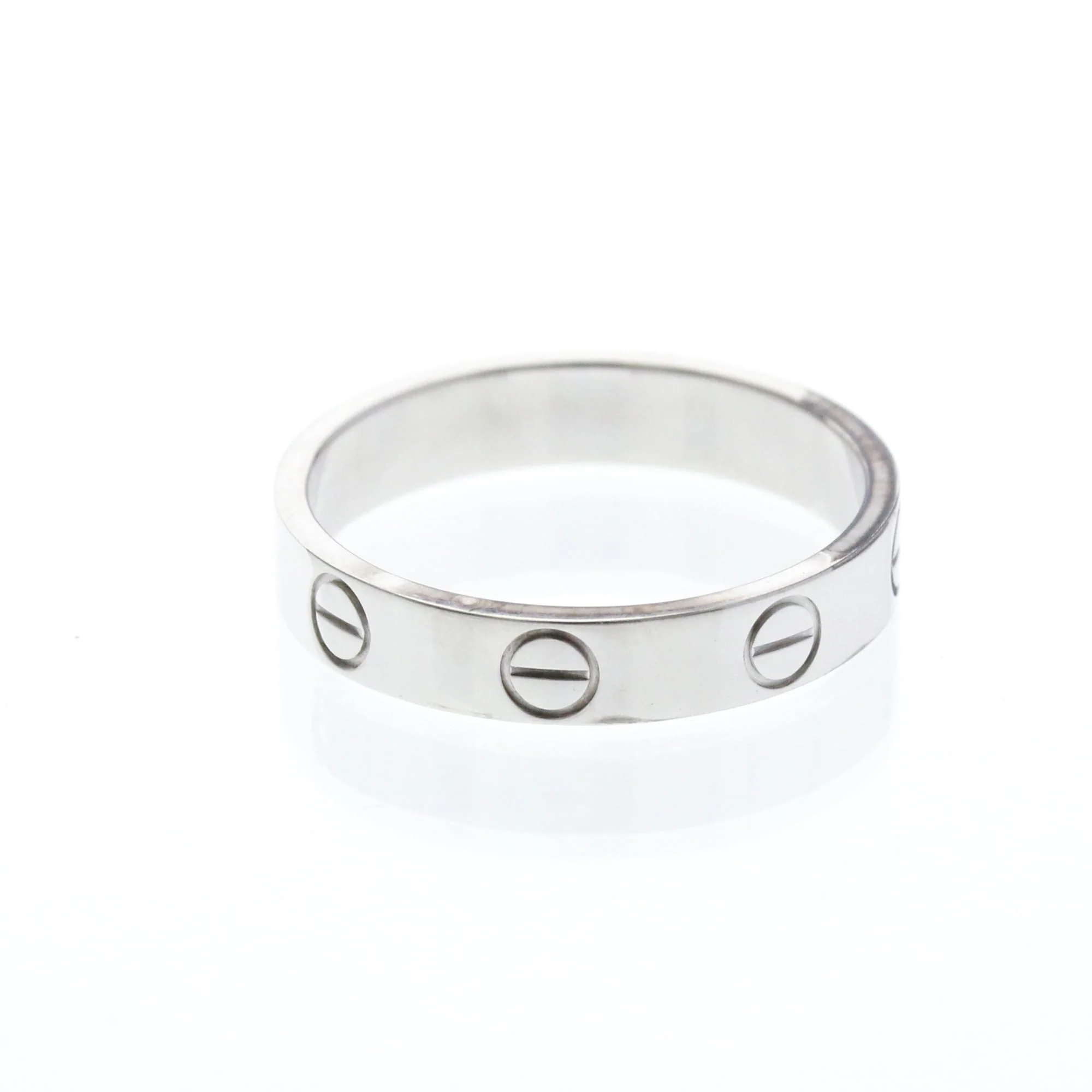 Mini Ring 18K White Gold with Diamond - Image 3