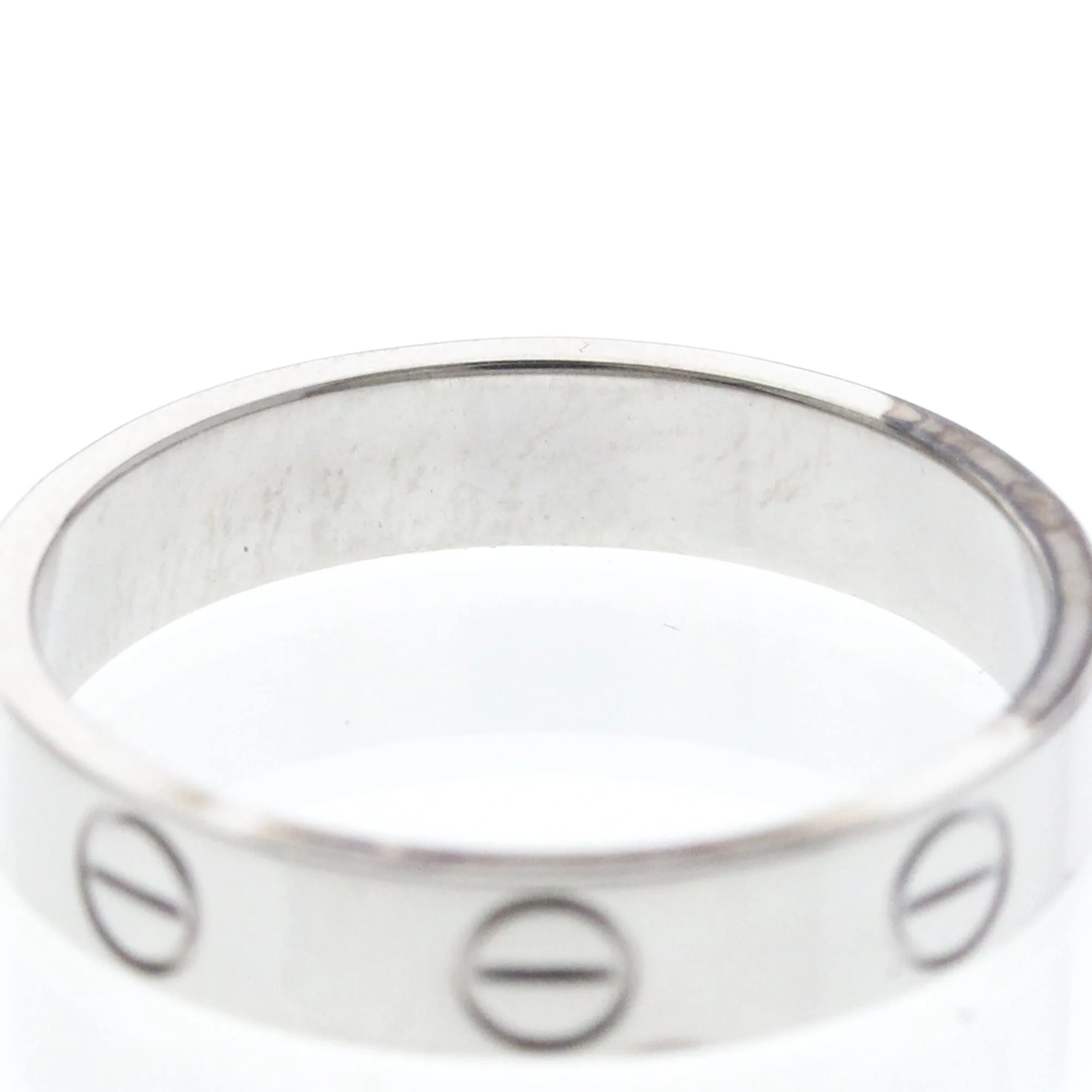 Mini Ring 18K White Gold with Diamond - Image 7