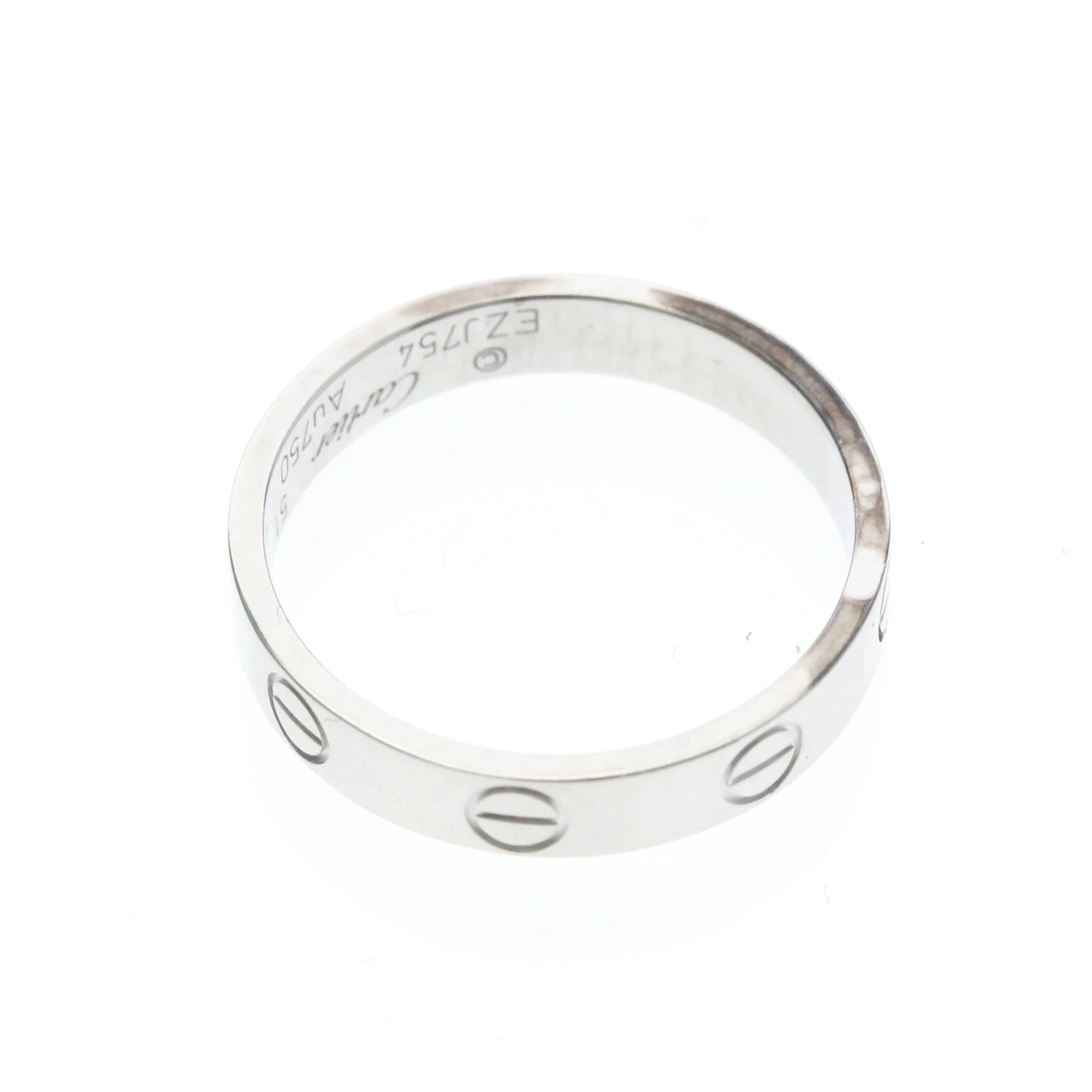 Mini Ring 18K White Gold with Diamond - Image 9