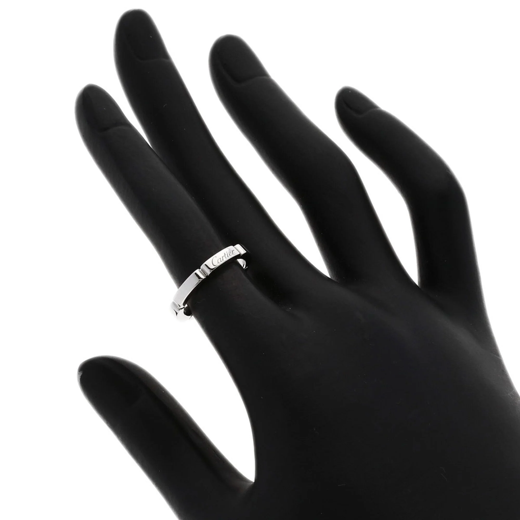 Panthere Ring 18K White Gold 2.5mm - Image 5