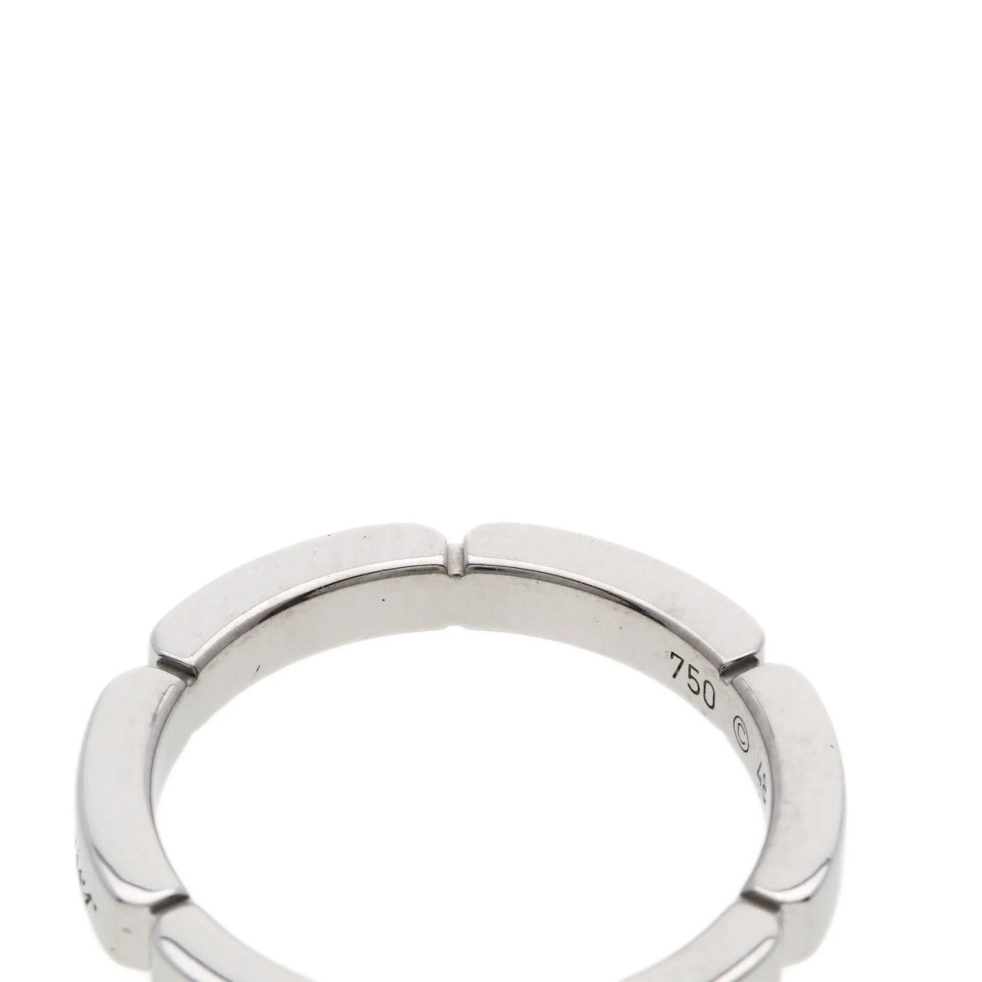 Panthere Ring 18K White Gold 2.5mm - Image 8