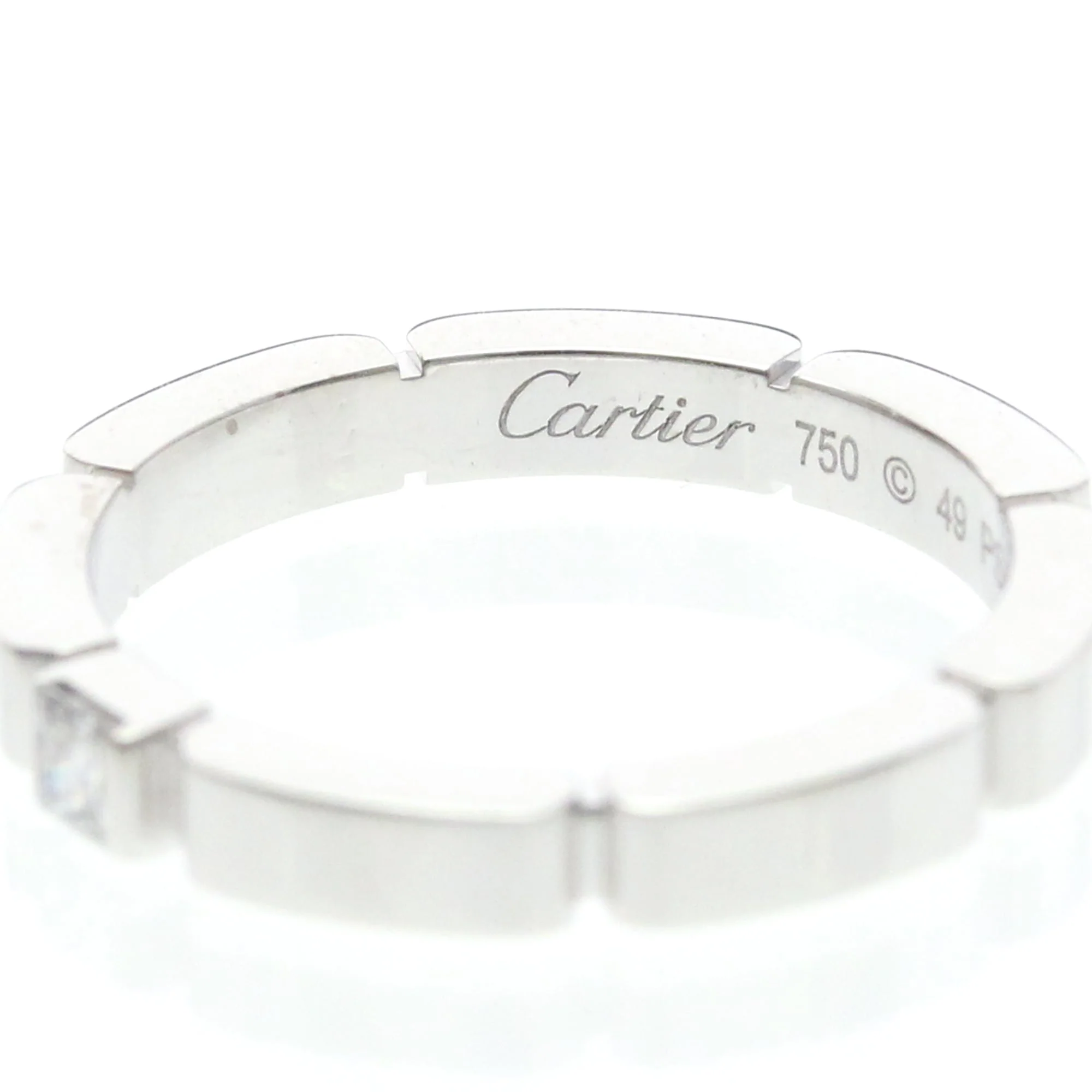 Panthere Ring Sterling Silver and 18K White Gold 2.5mm - Image 5