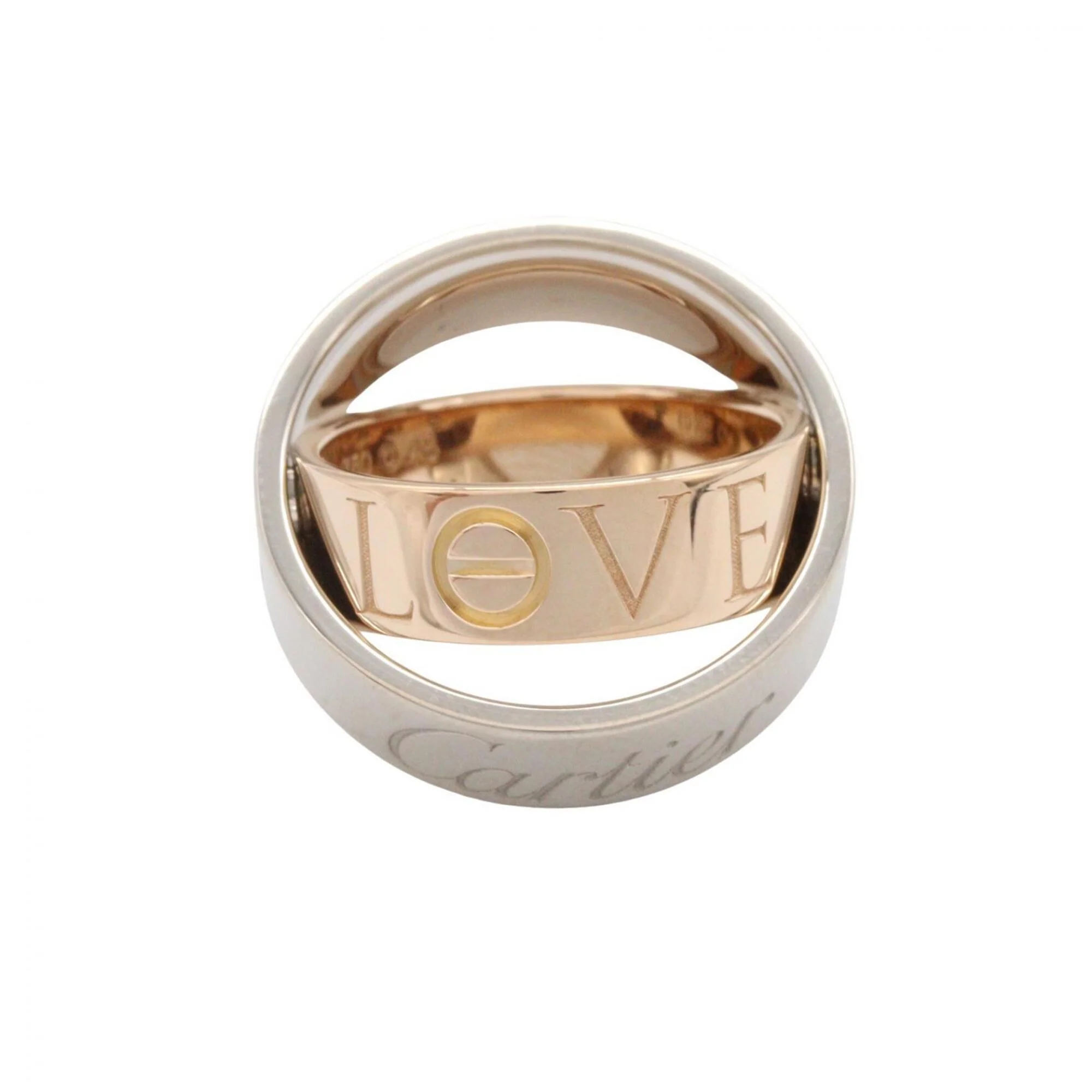 Ring 18K Rose Gold and 18K White Gold - Image 3
