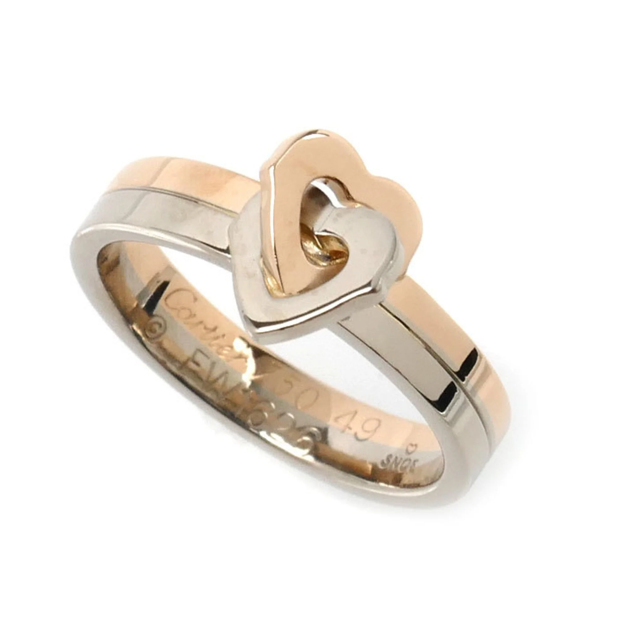 Ring 18K Rose Gold and 18K White Gold
