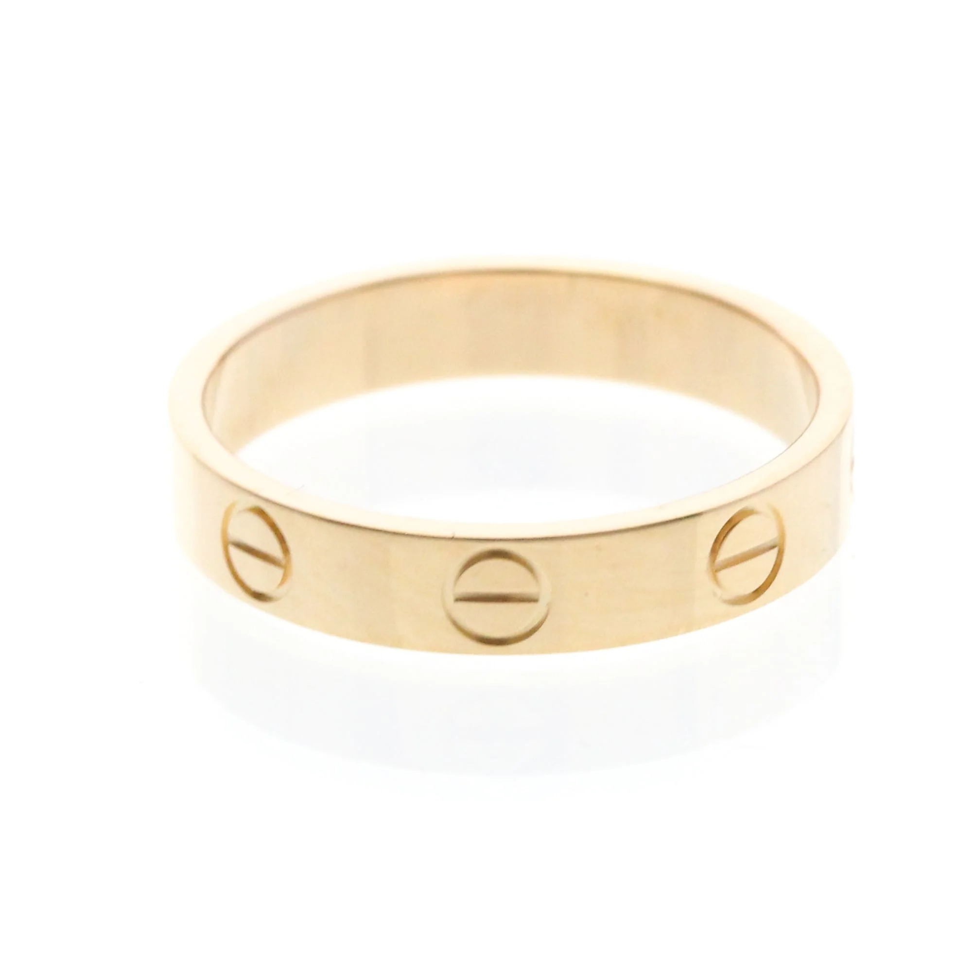 Ring 18K Rose Gold Mini with Diamond - Image 3