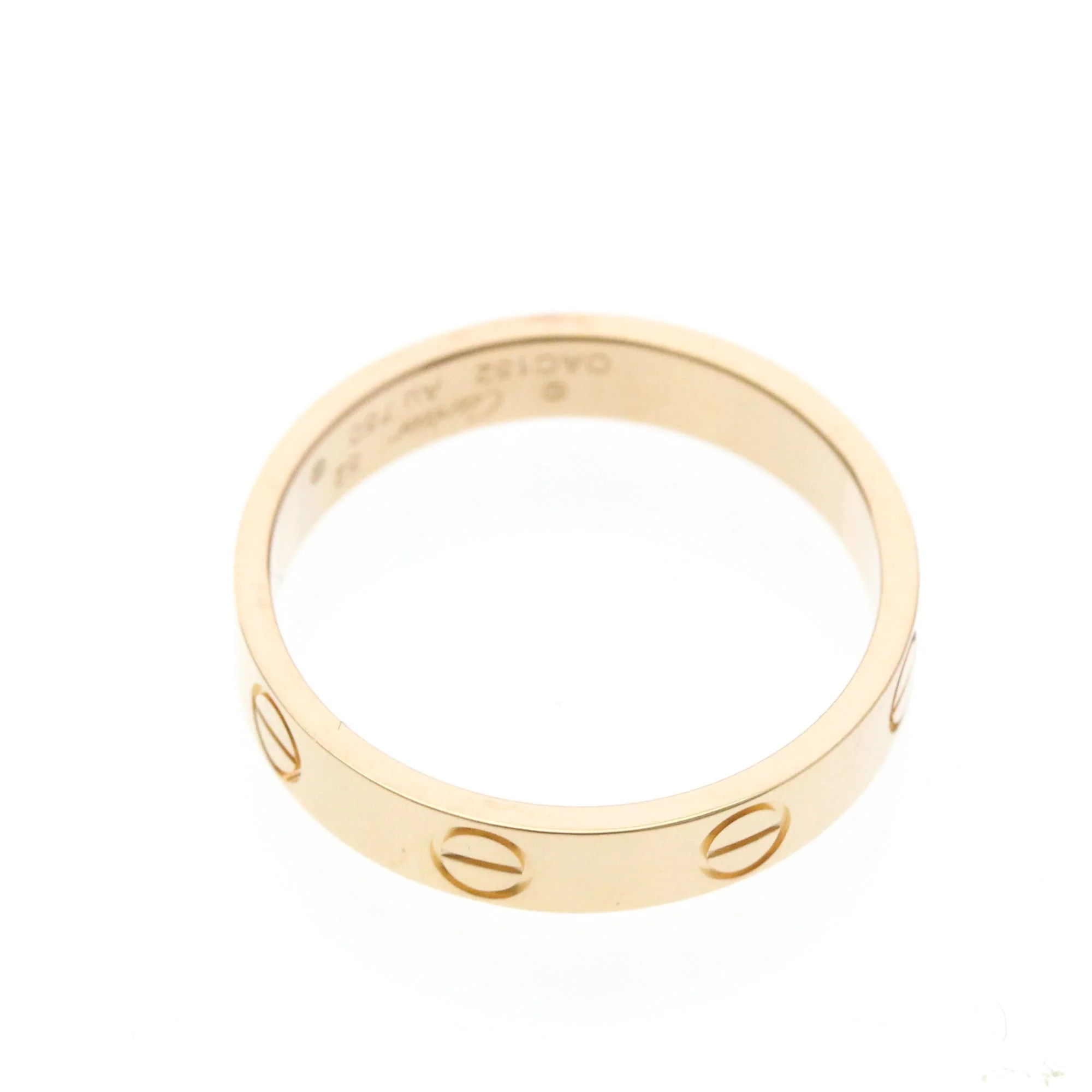 Ring 18K Rose Gold Mini with Diamond - Image 9