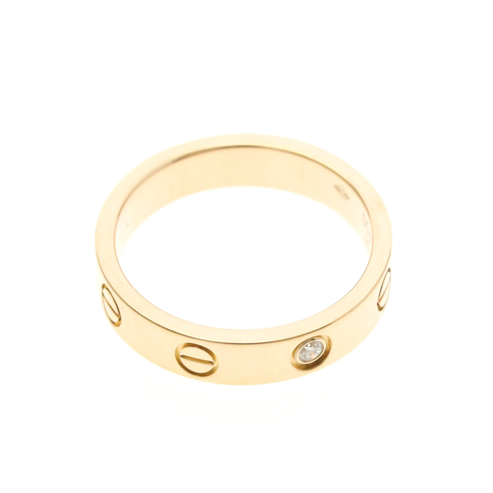 Ring 18K Rose Gold With Diamond - Image 9