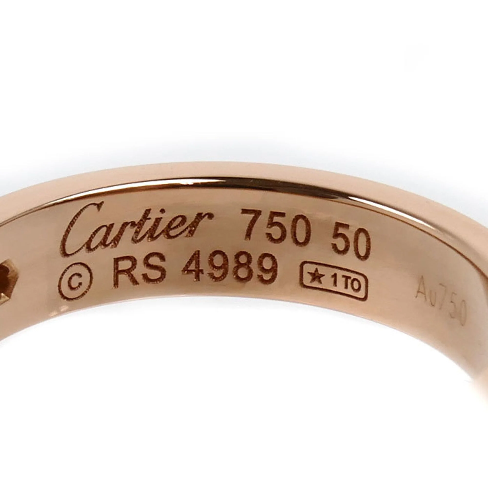 Ring 18K Rose Gold with Diamond Mini - Image 5