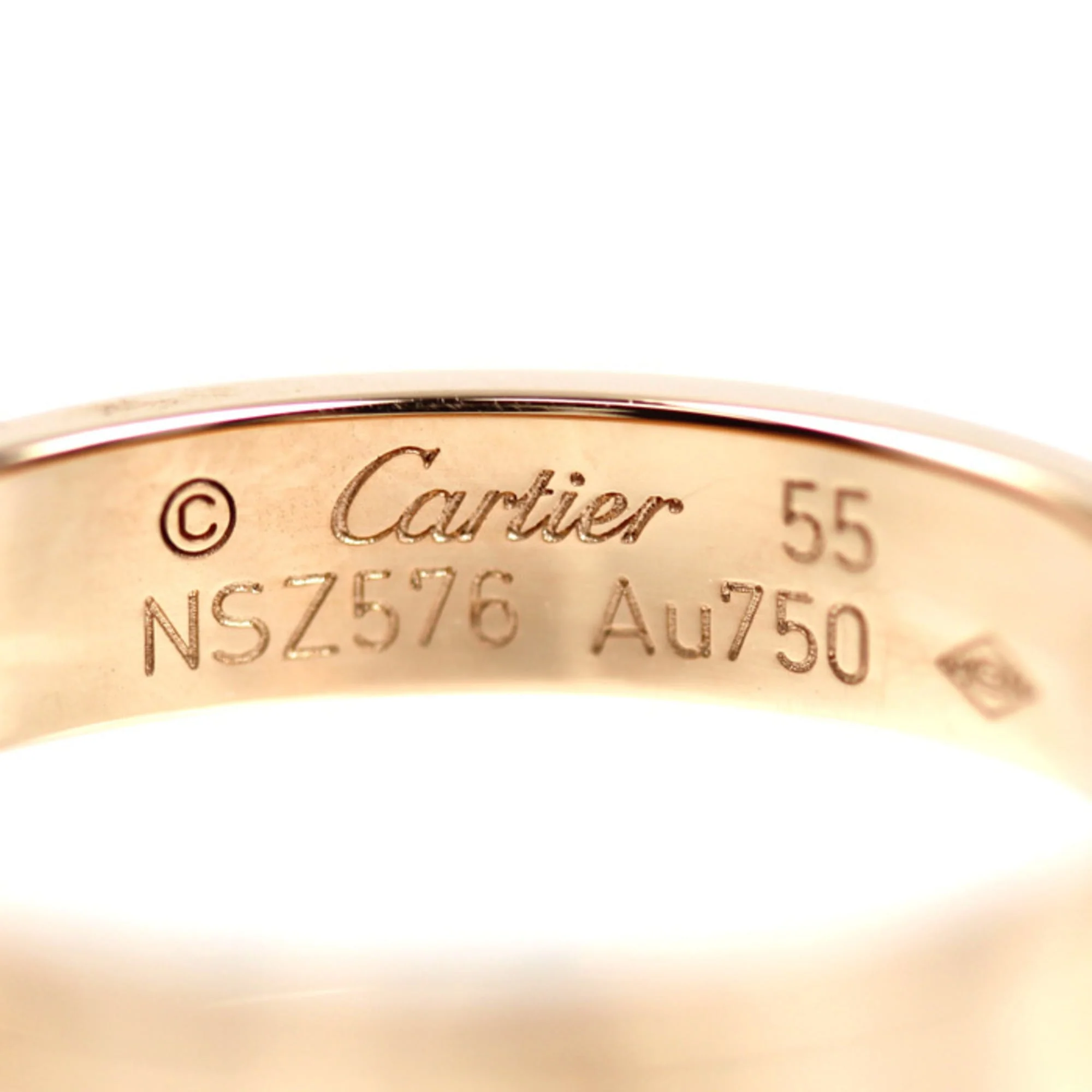 Ring 18K Rose Gold with Diamond Mini - Image 5