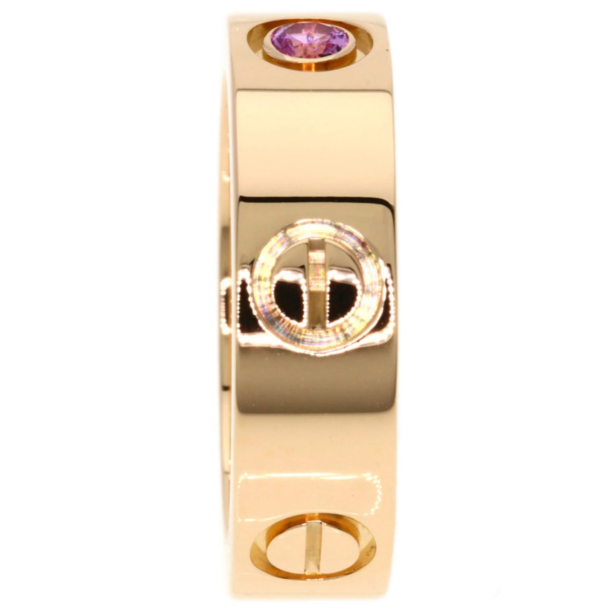 Ring 18K Rose Gold with Sapphire - Image 3
