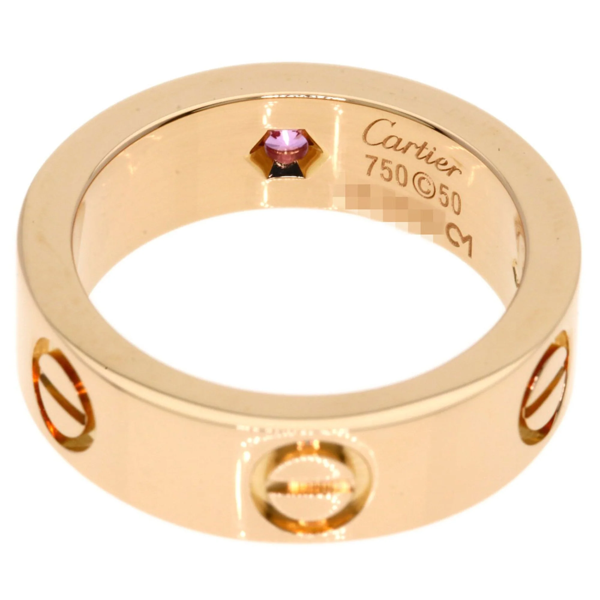 Ring 18K Rose Gold with Sapphire - Image 4