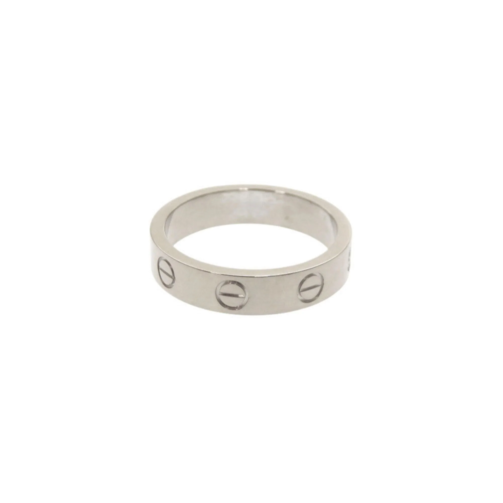Ring 18K White Gold Small with Diamond - Image 4