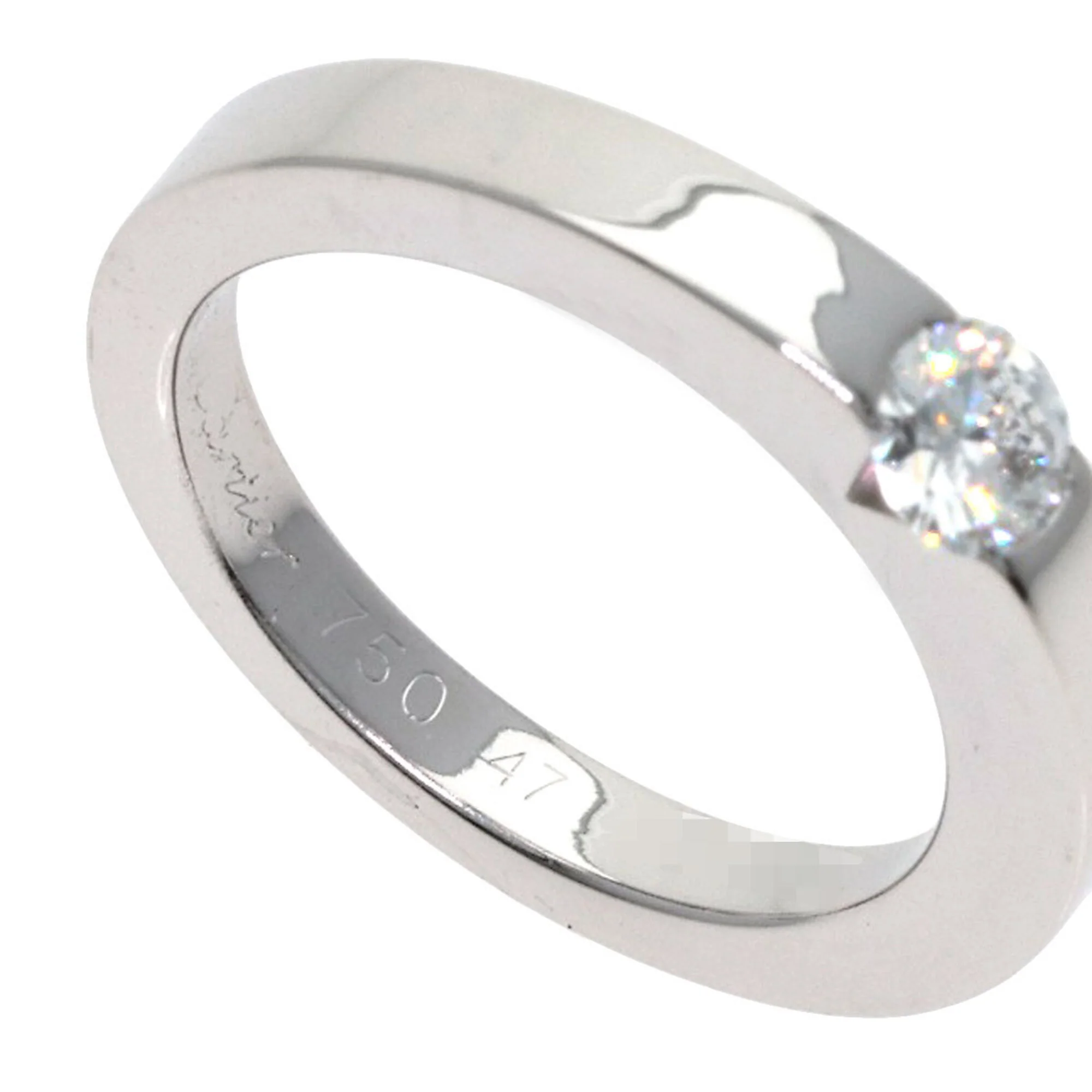 Ring 18K White Gold with Diamond - Image 6