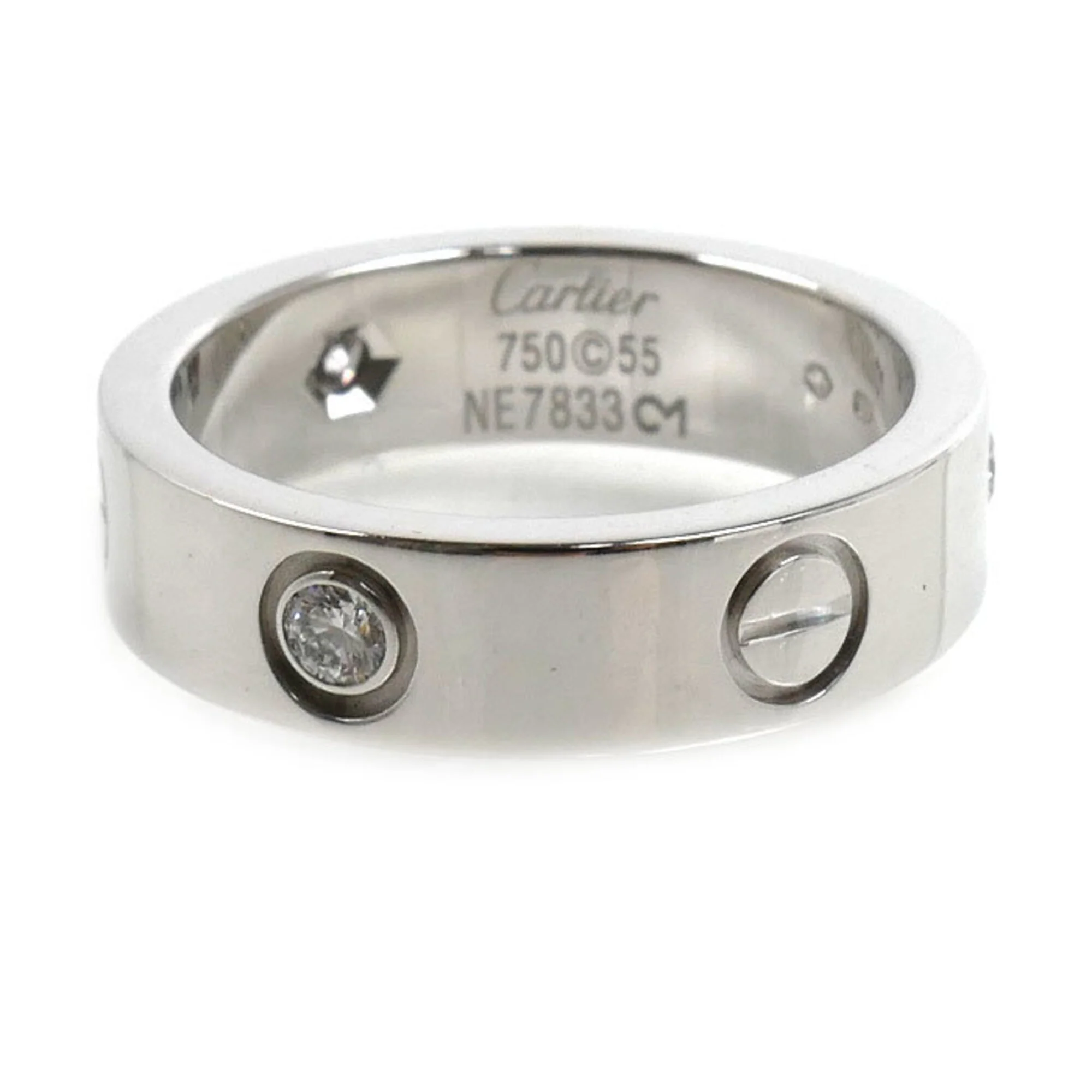 Ring 18K White Gold with Diamond - Image 3