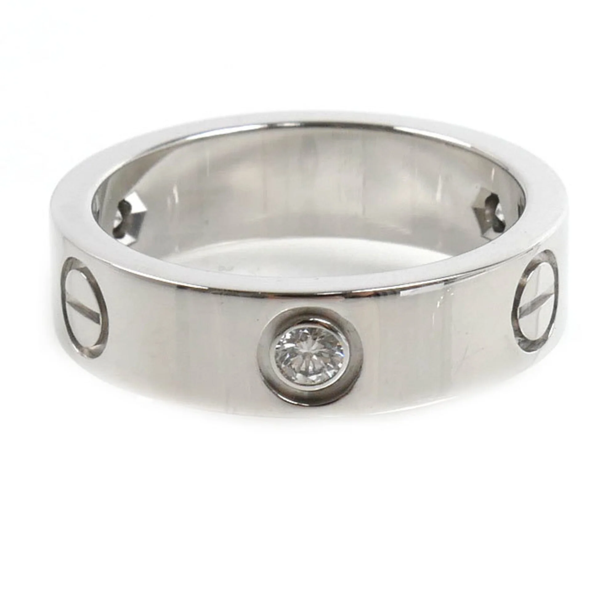 Ring 18K White Gold with Diamond - Image 4