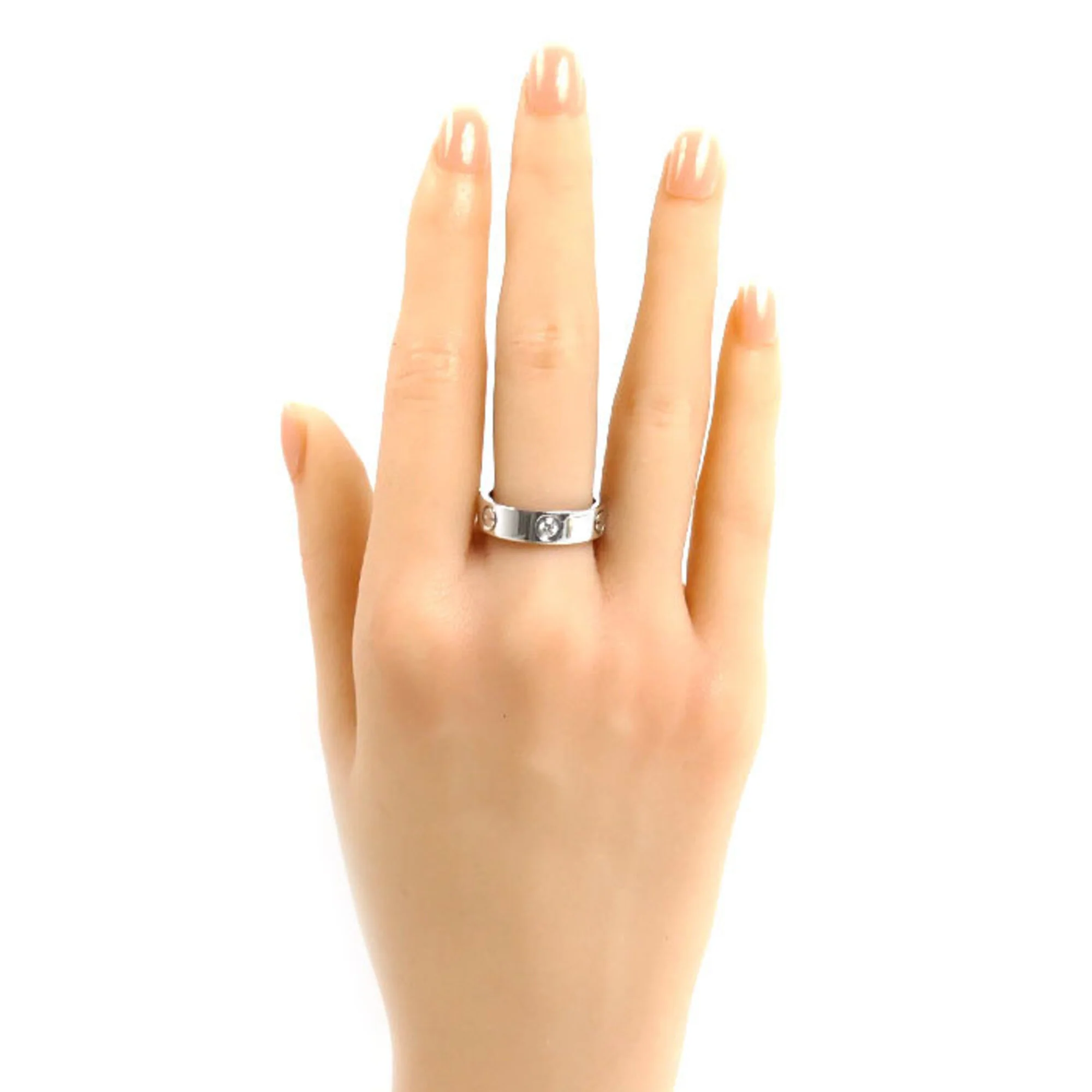 Ring 18K White Gold with Diamond - Image 7