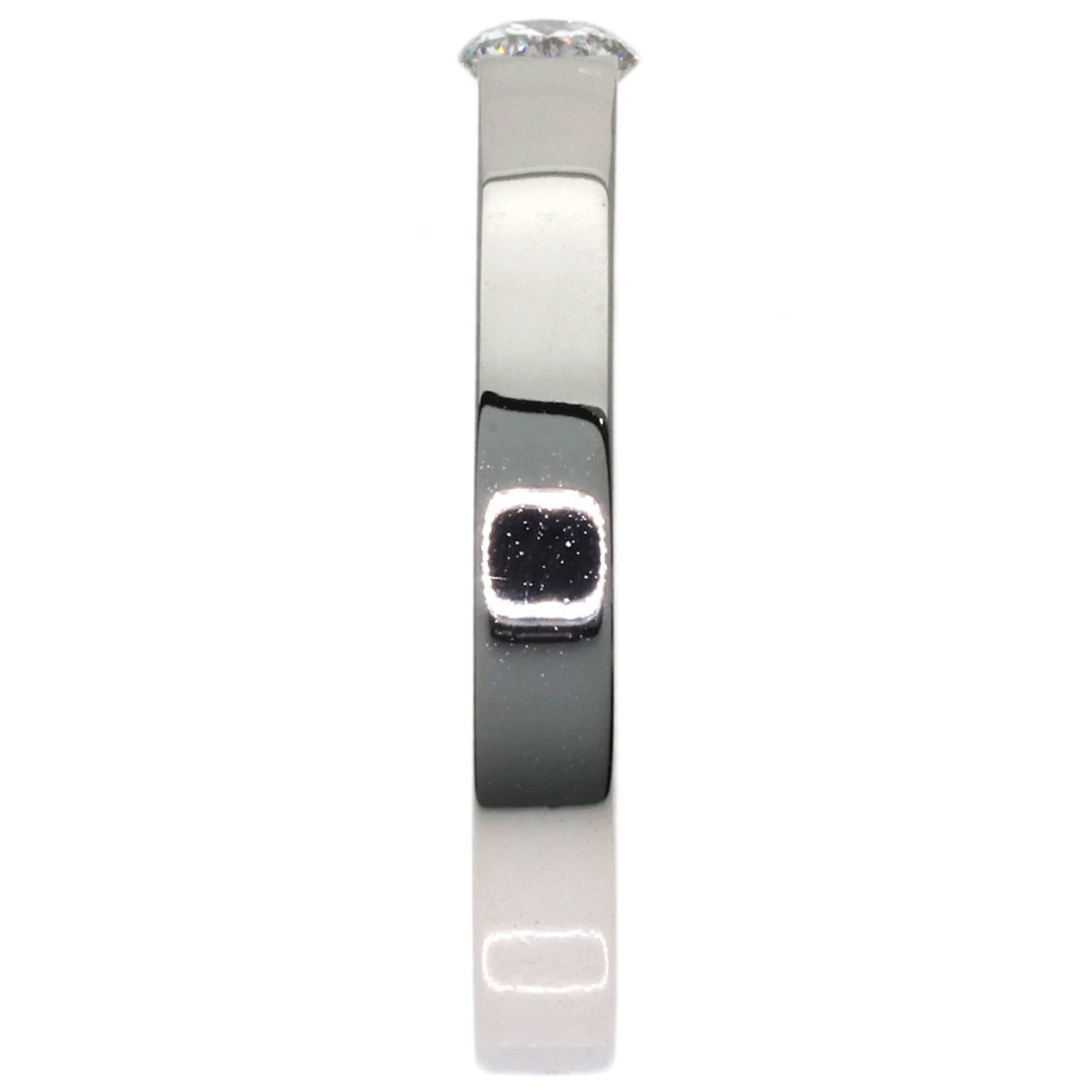 Ring 18K White Gold With Diamond - Image 3