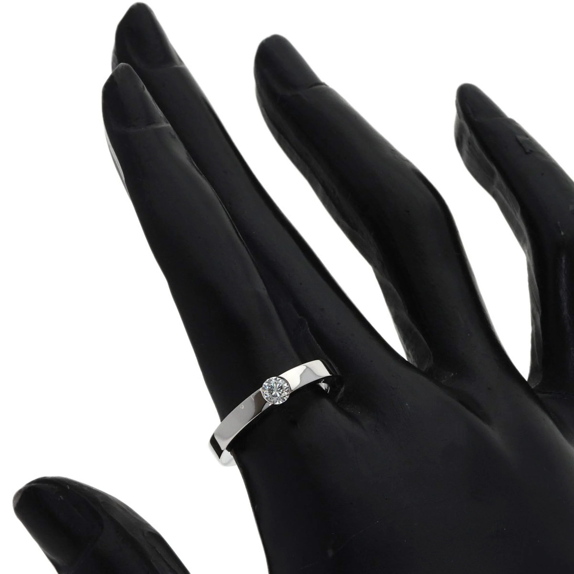 Ring 18K White Gold With Diamond - Image 7