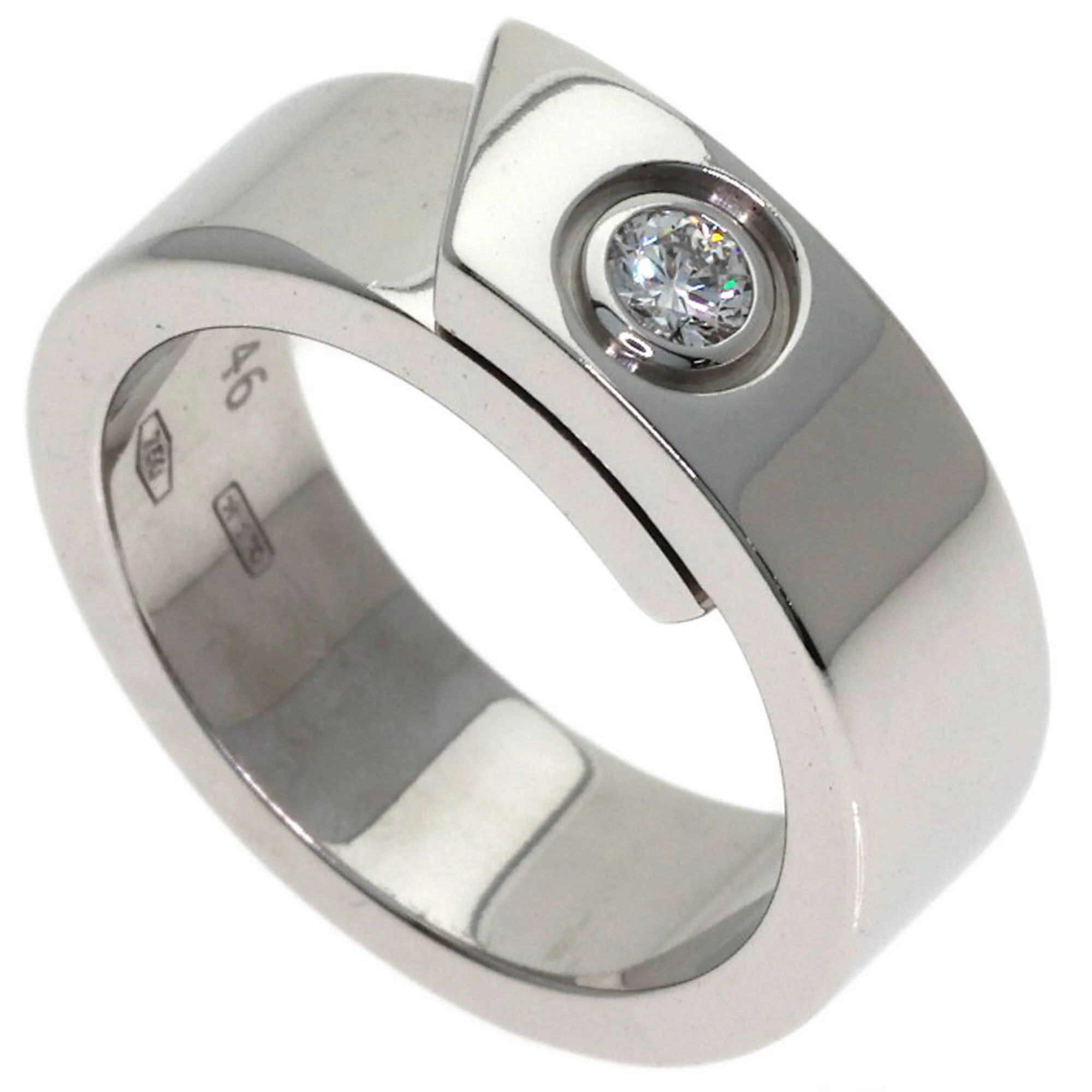 Ring 18K White Gold with Diamond