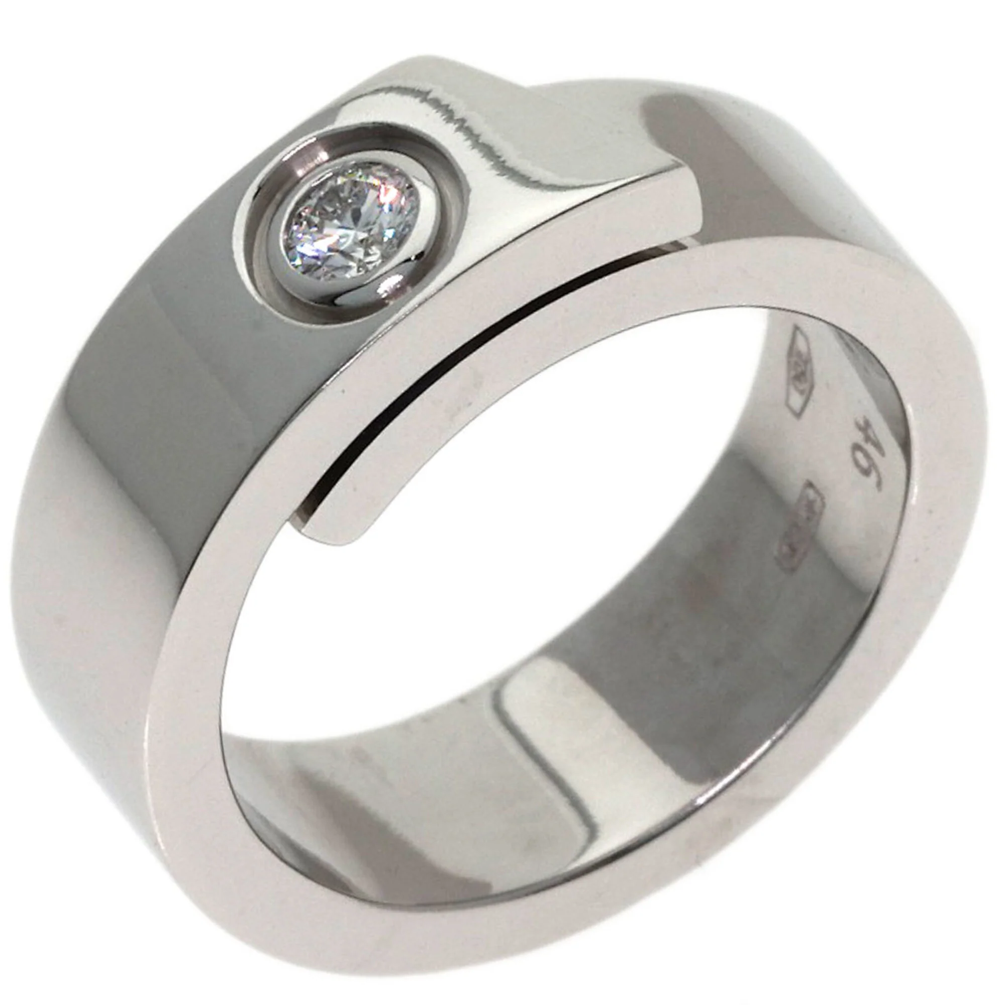 Ring 18K White Gold with Diamond - Image 2