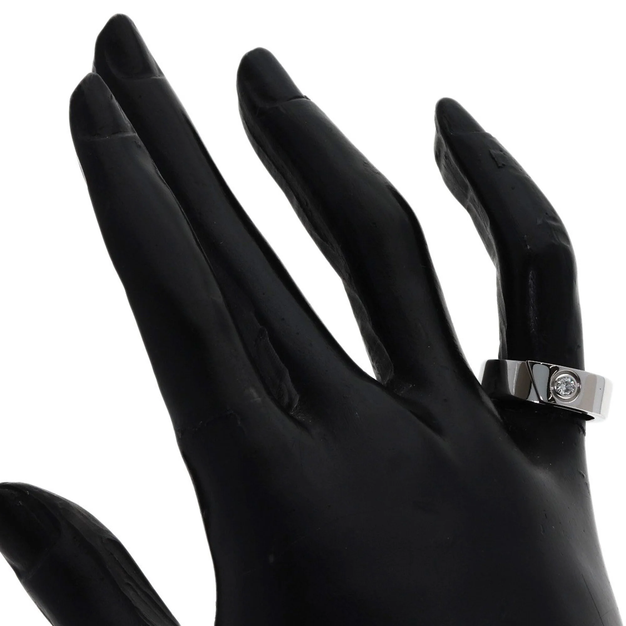 Ring 18K White Gold with Diamond - Image 6