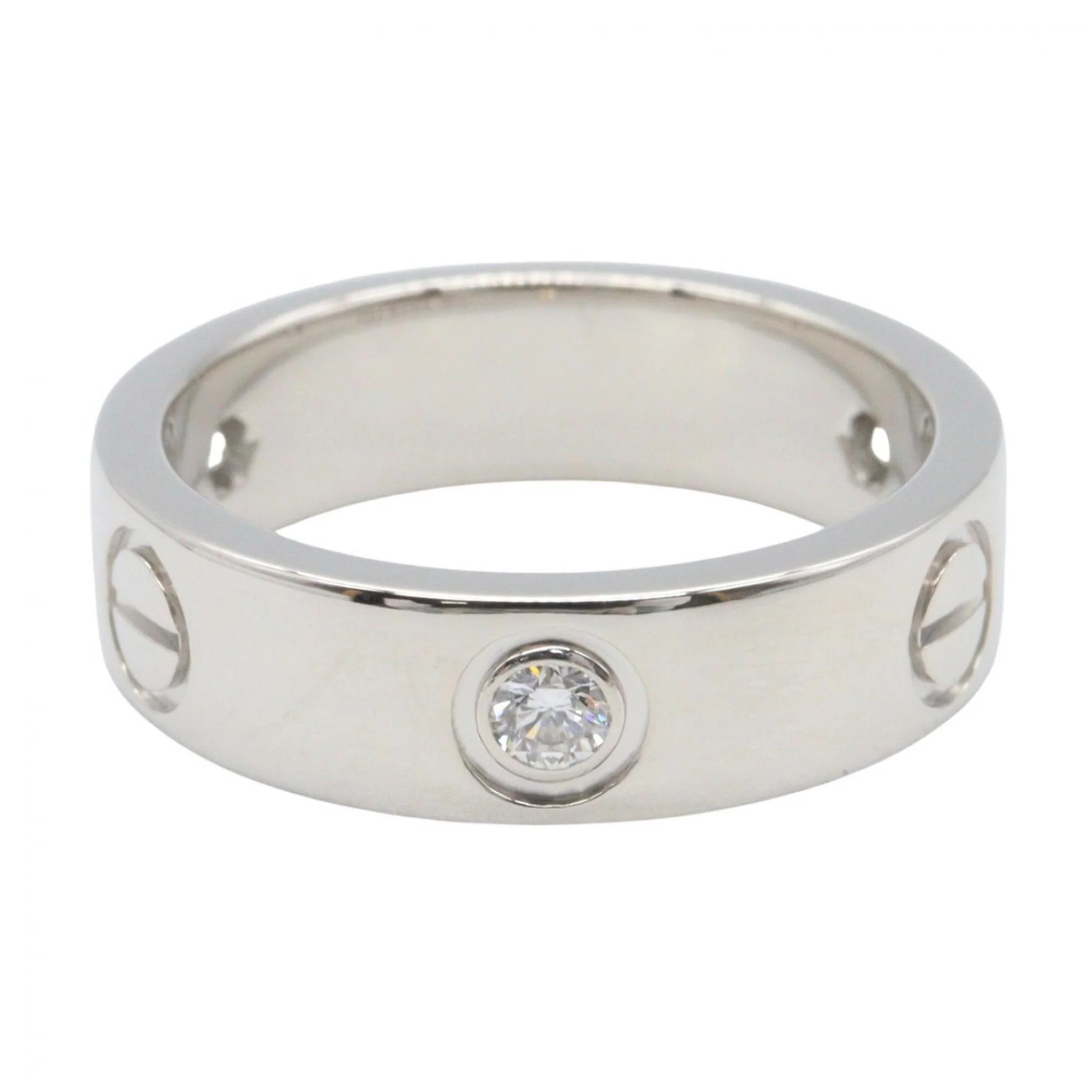 Ring 18K White Gold with Diamond - Image 2