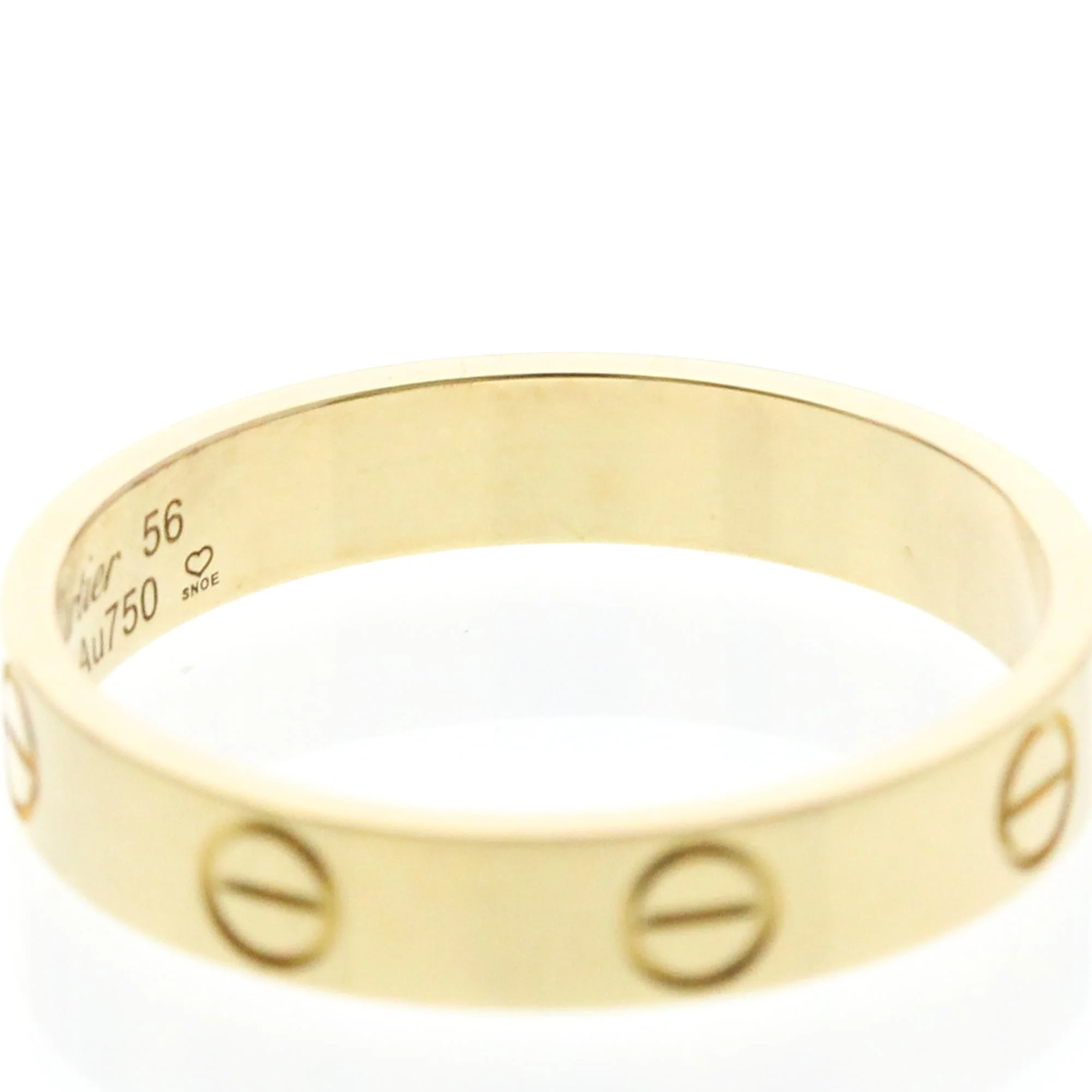 Ring 18K Yellow Gold Mini - Image 8