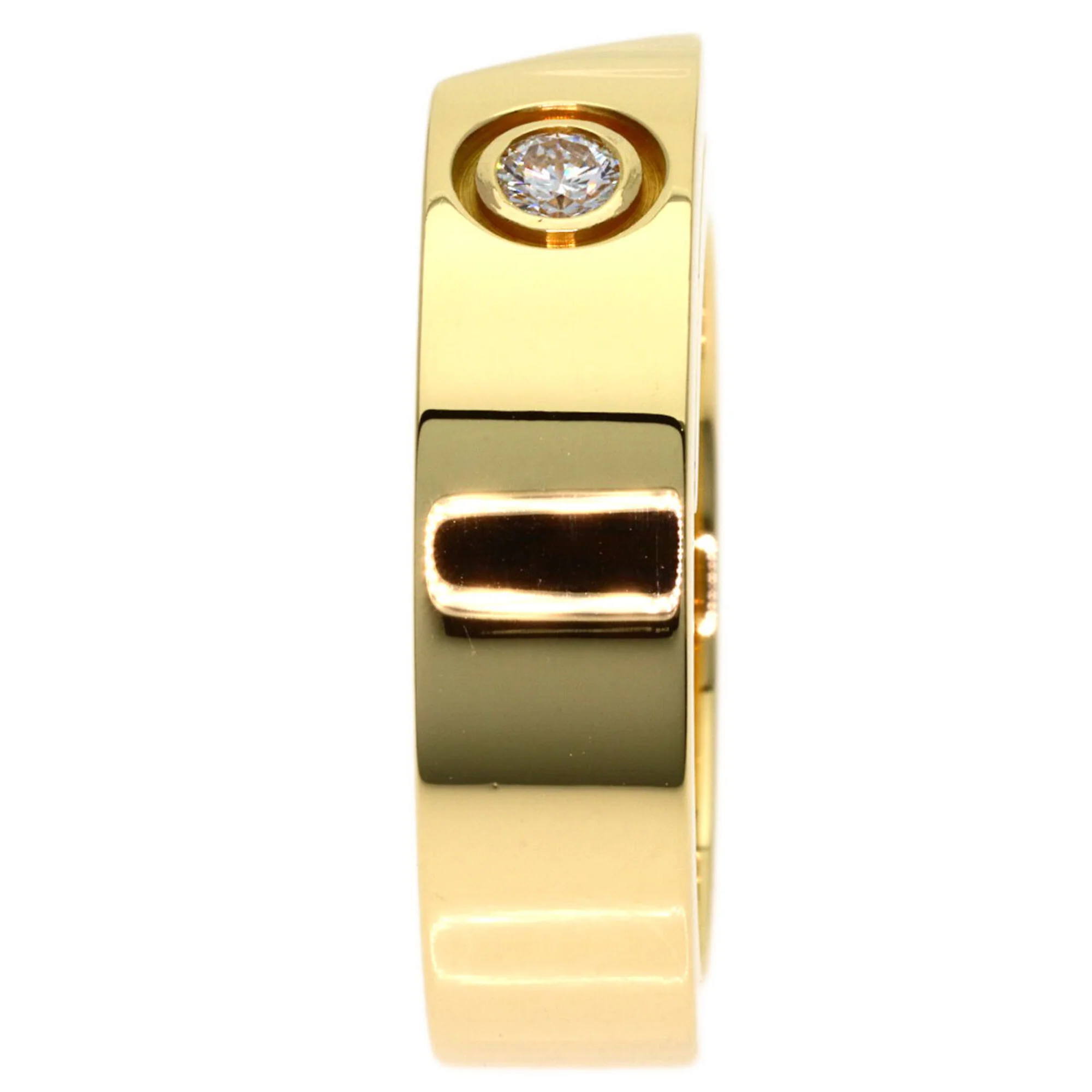 Ring 18K Yellow Gold with Diamond - Image 3