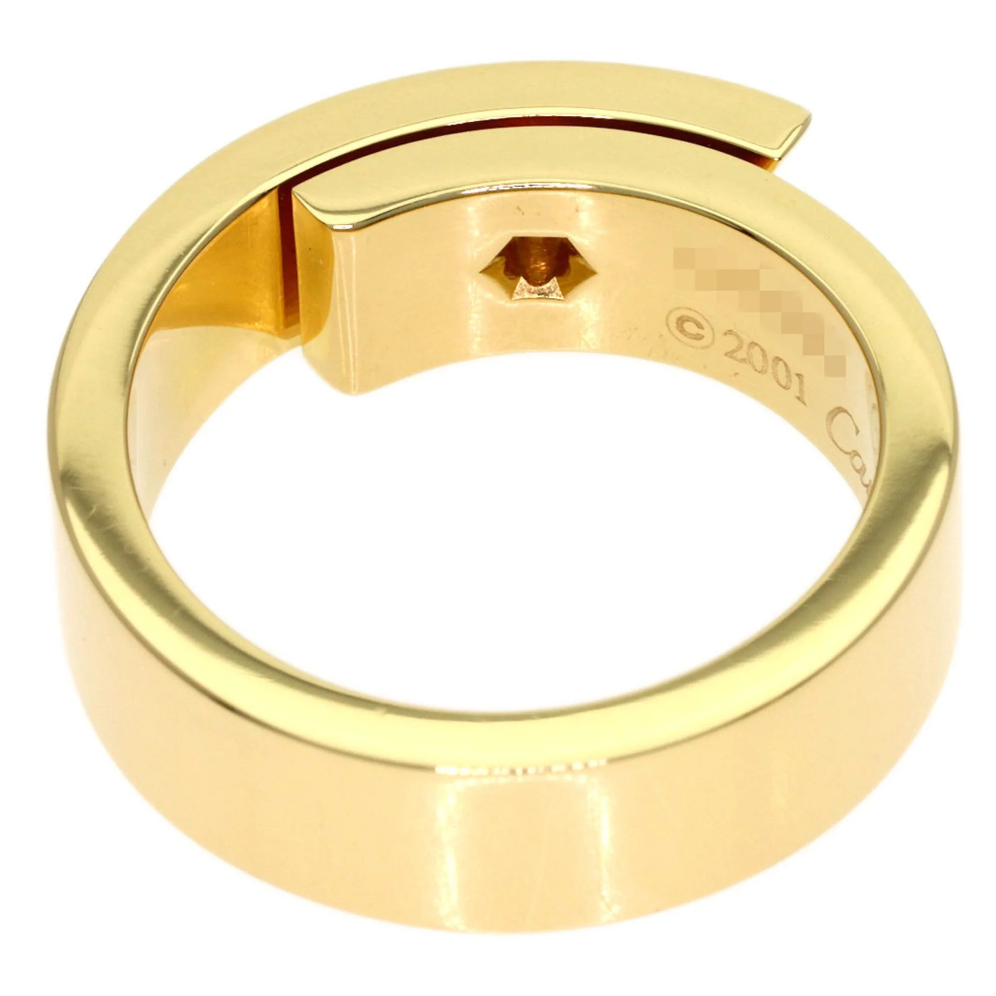 Ring 18K Yellow Gold with Diamond - Image 4