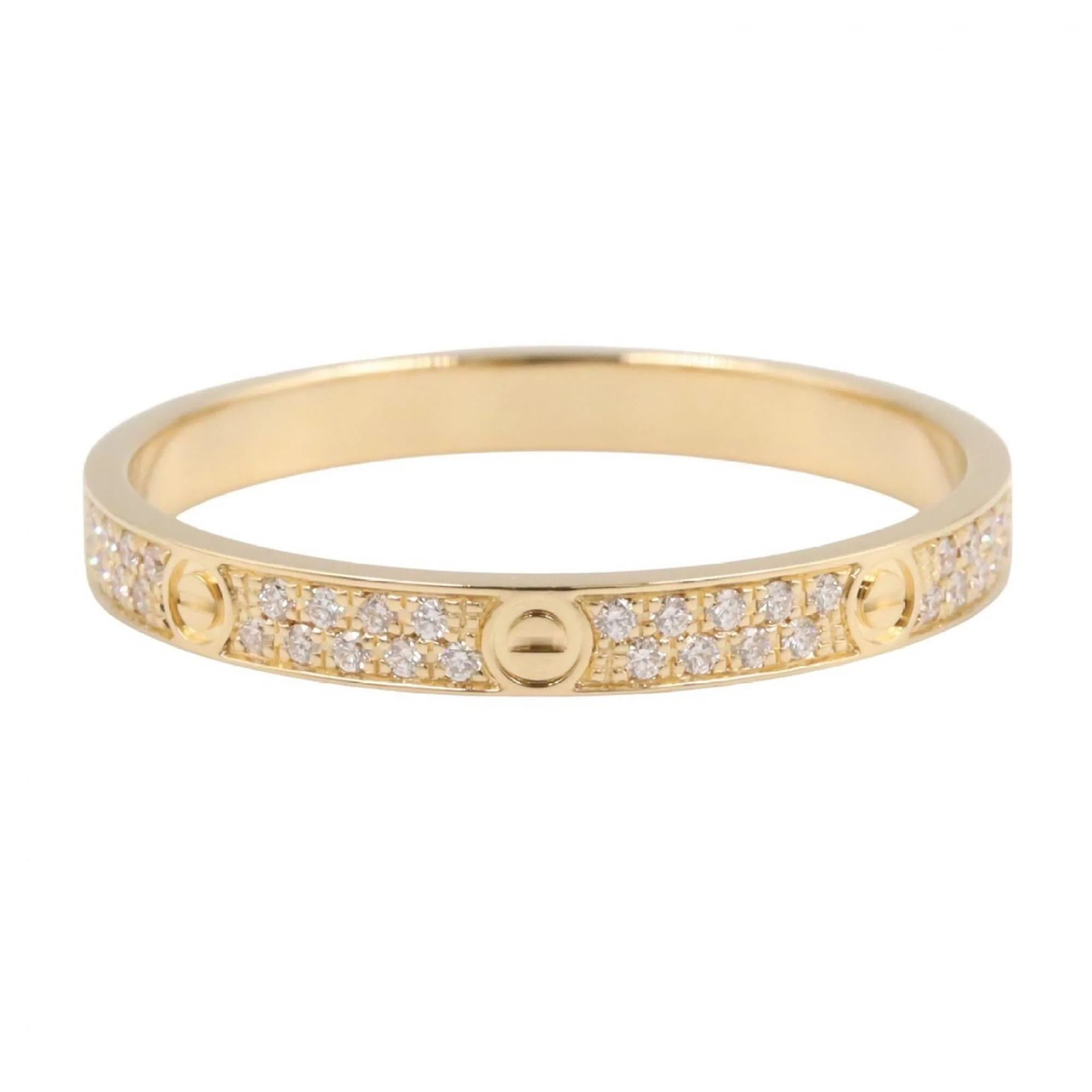 Ring 18K Yellow Gold with Diamond - Image 2