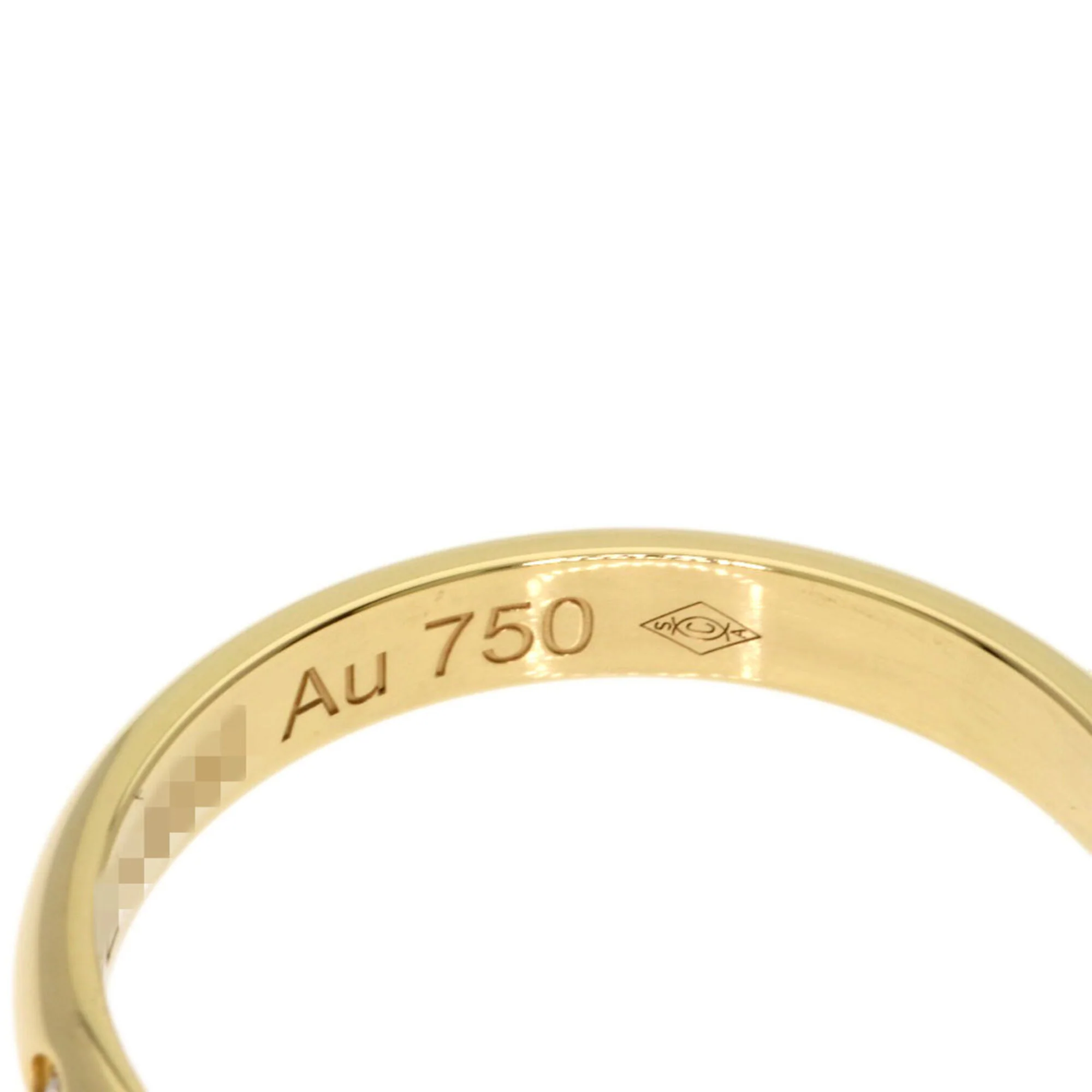 Ring 18K Yellow Gold with Diamond - Image 6