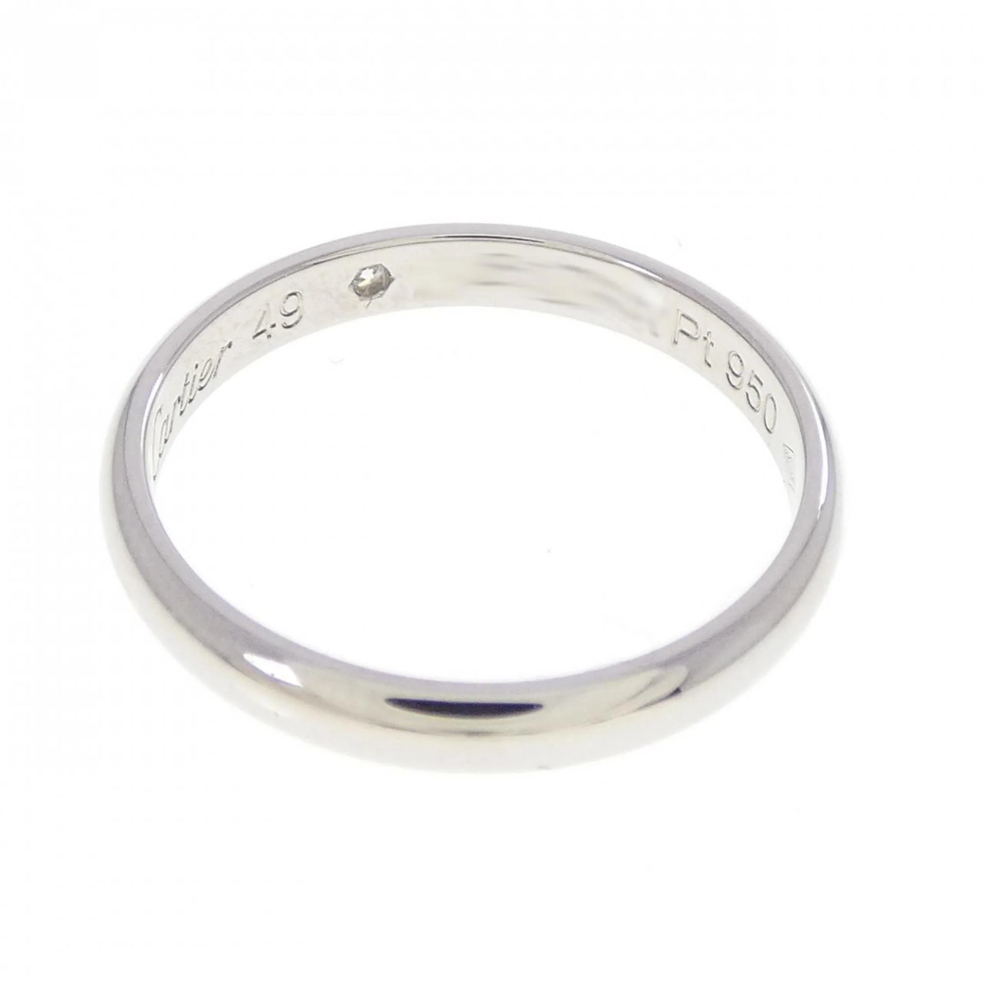 Ring Platinum With Diamond - Image 3