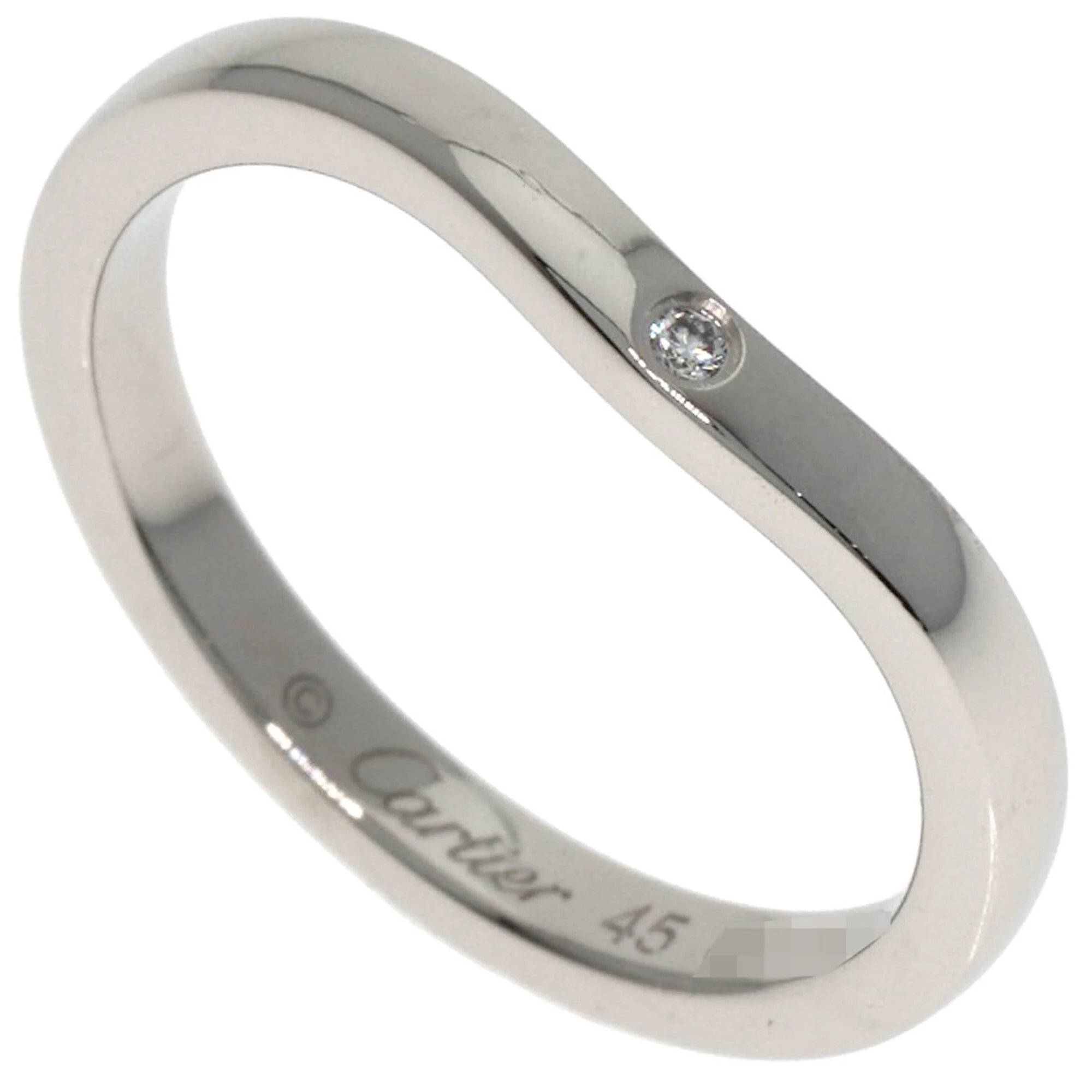 Ring Platinum with Diamond