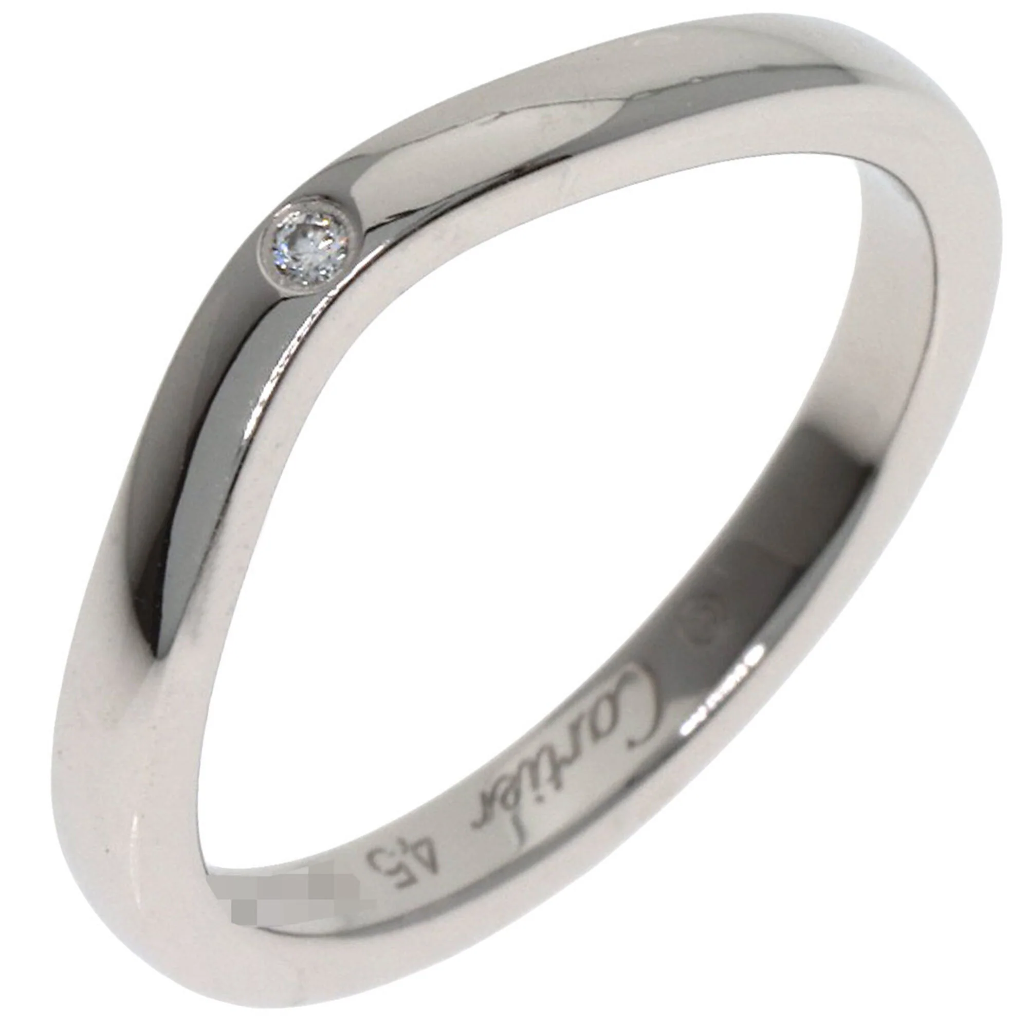 Ring Platinum with Diamond - Image 2