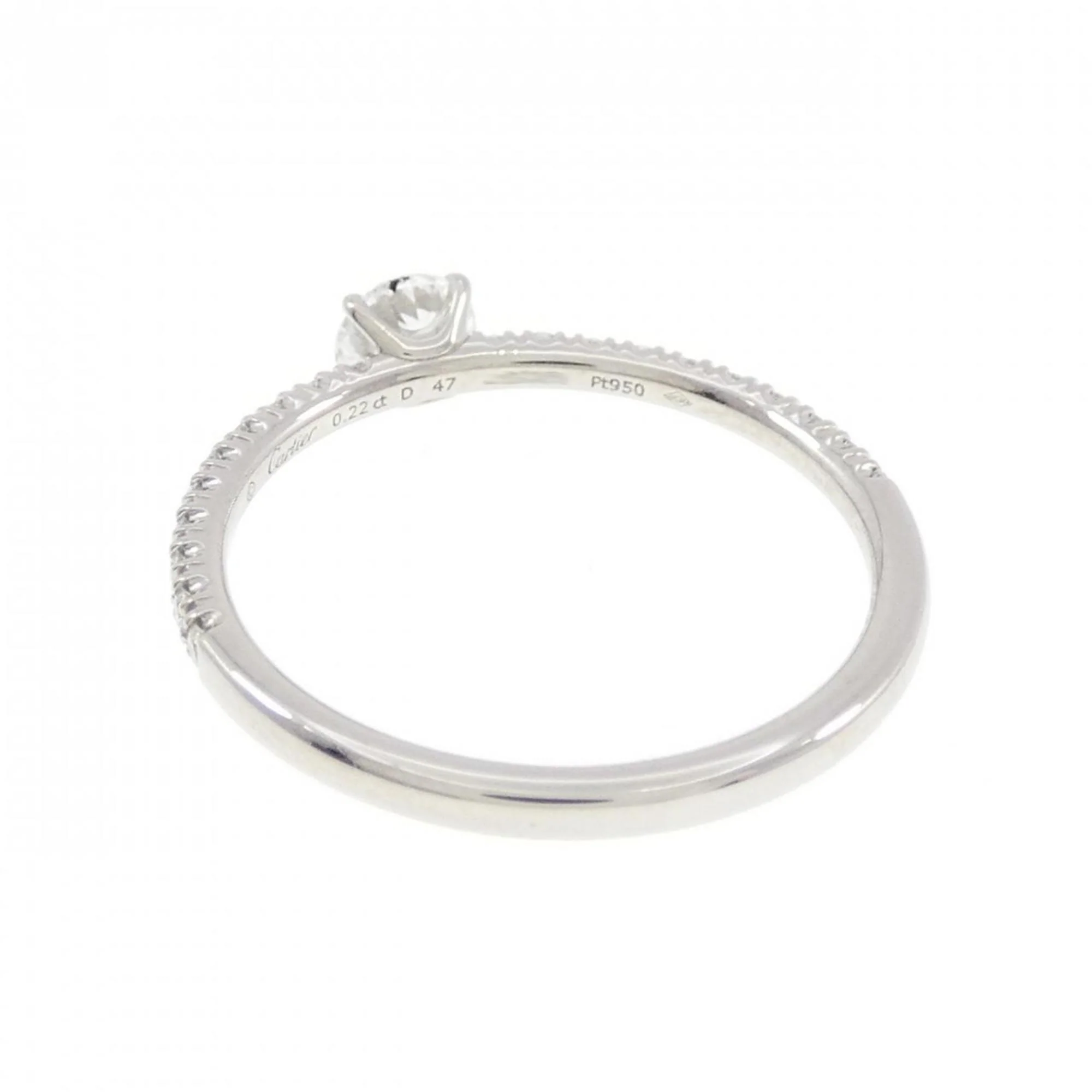 Ring Platinum with Diamond - Image 3