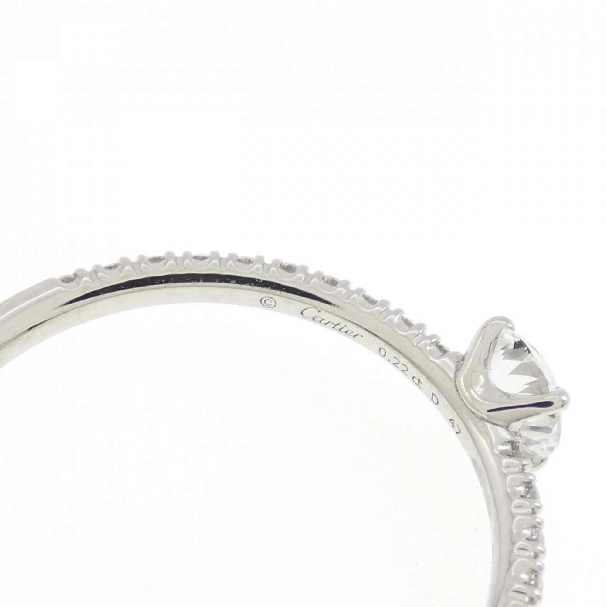 Ring Platinum with Diamond - Image 4