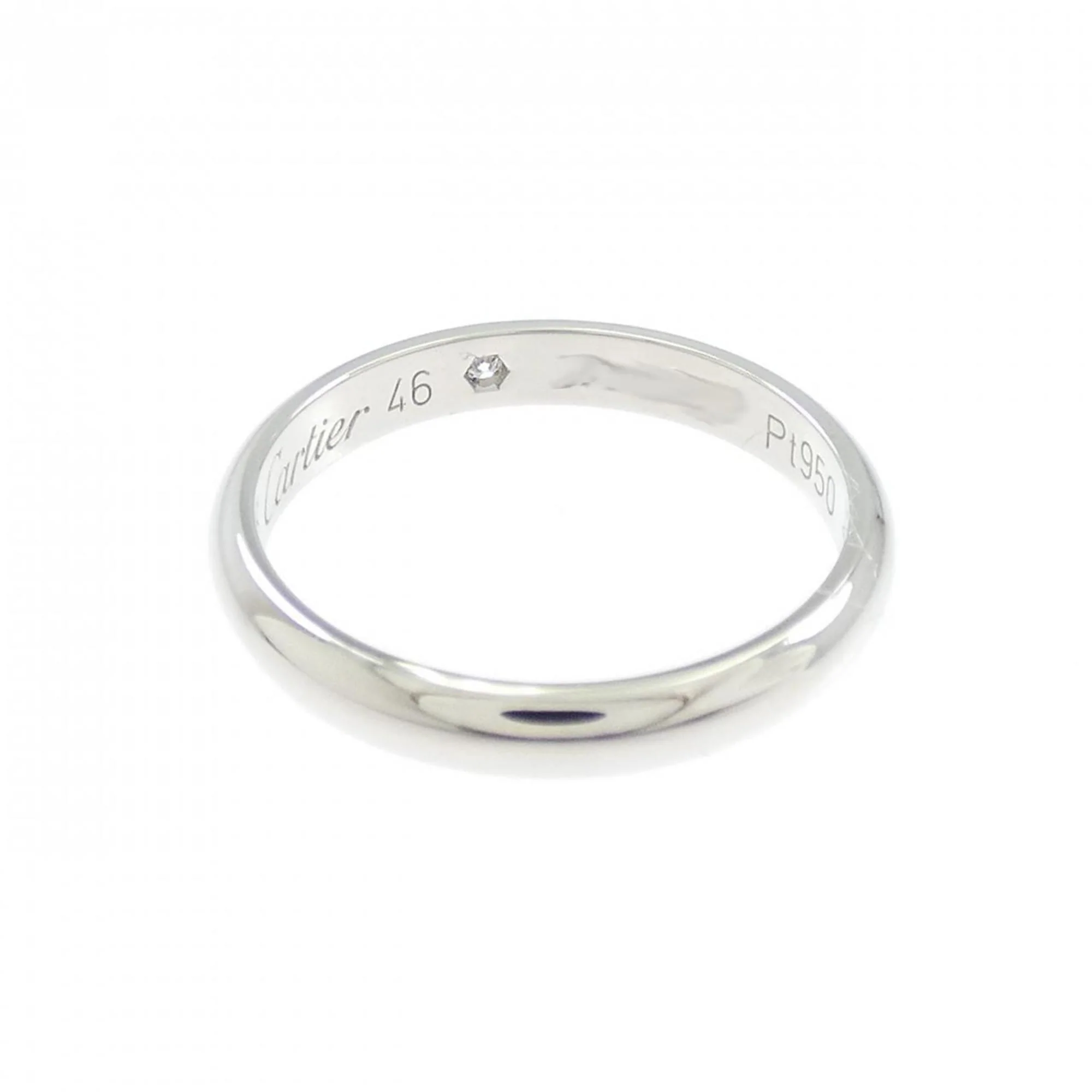Ring Platinum with Diamond - Image 3