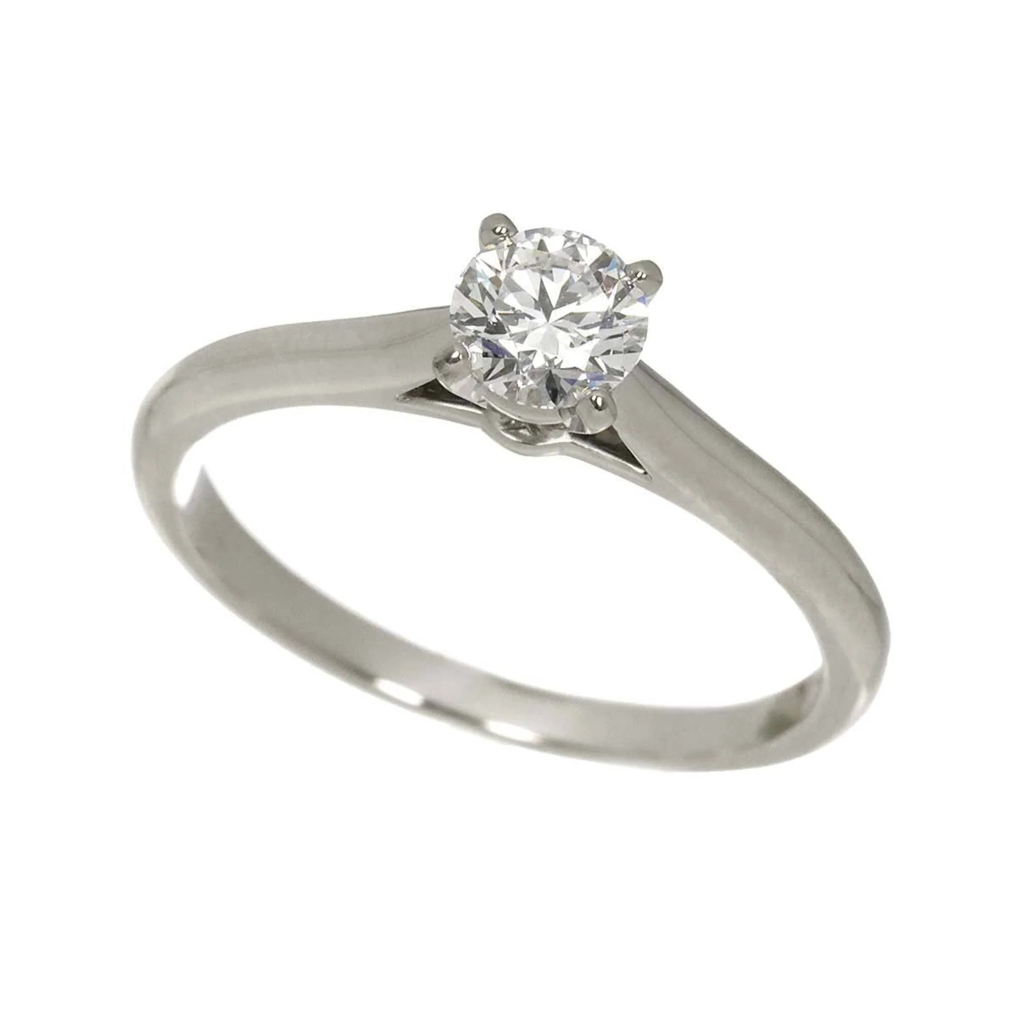 Solitaire Diamond Ring Platinum - Image 2