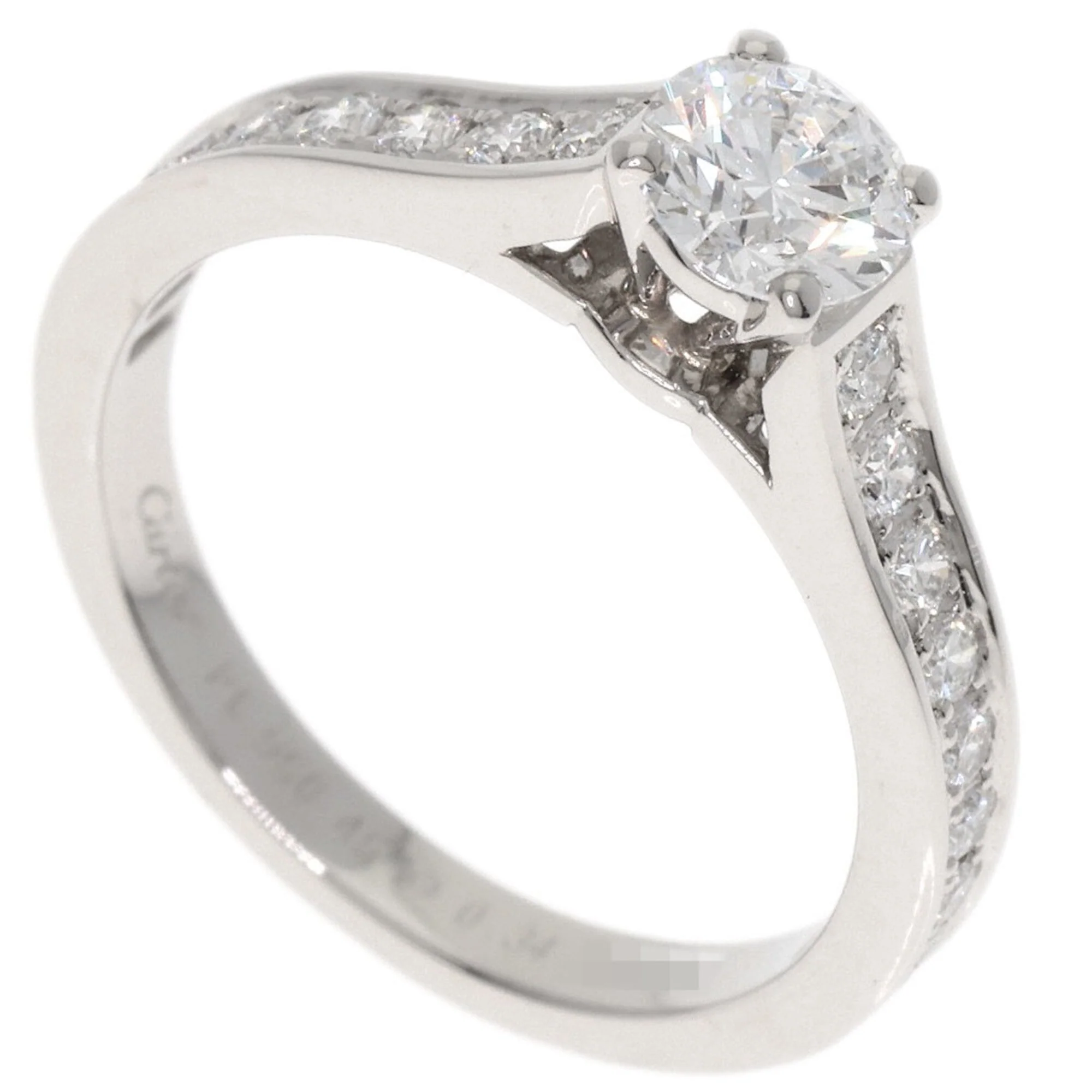 Solitaire Ring Platinum with Diamond
