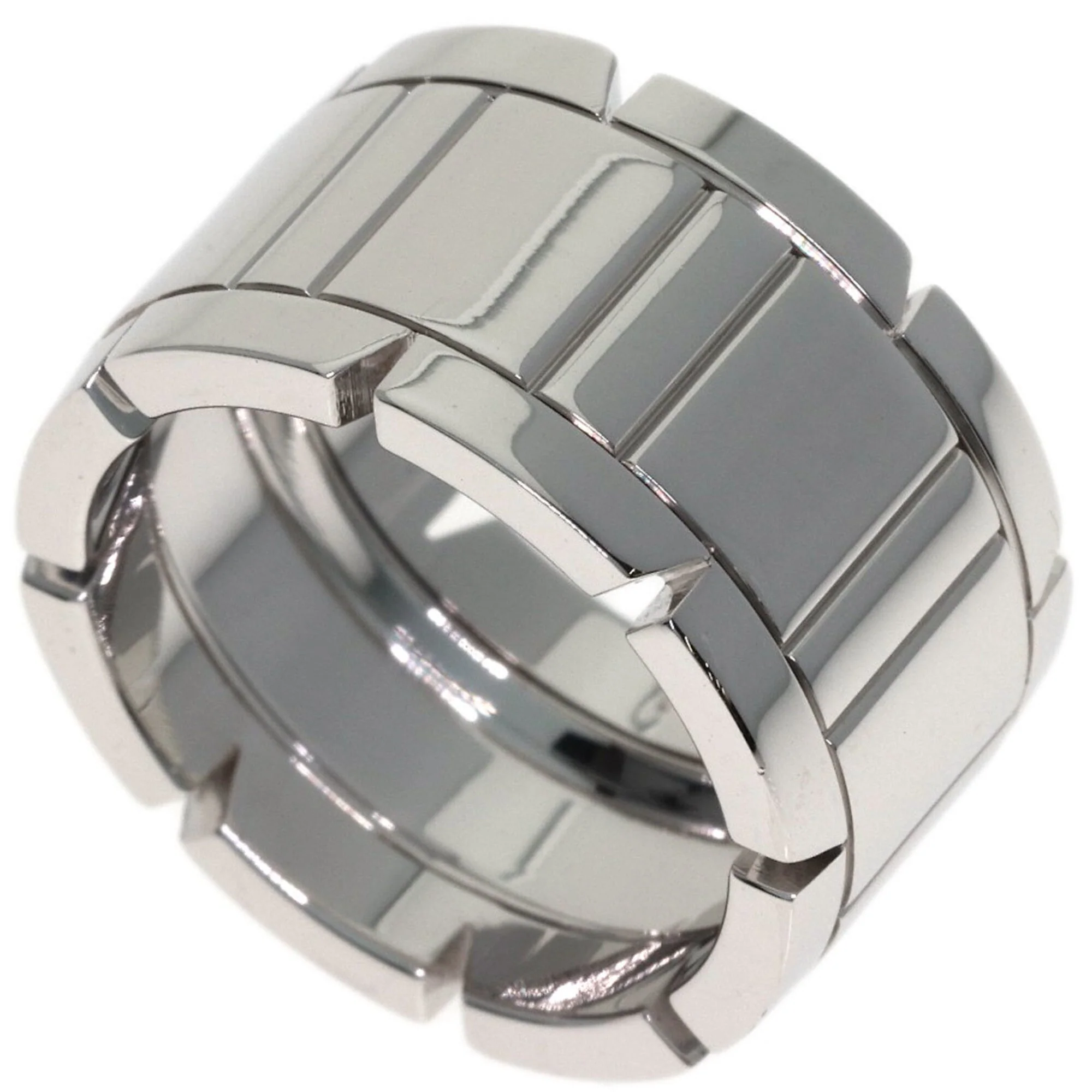 Tank Française Ring 18K White Gold