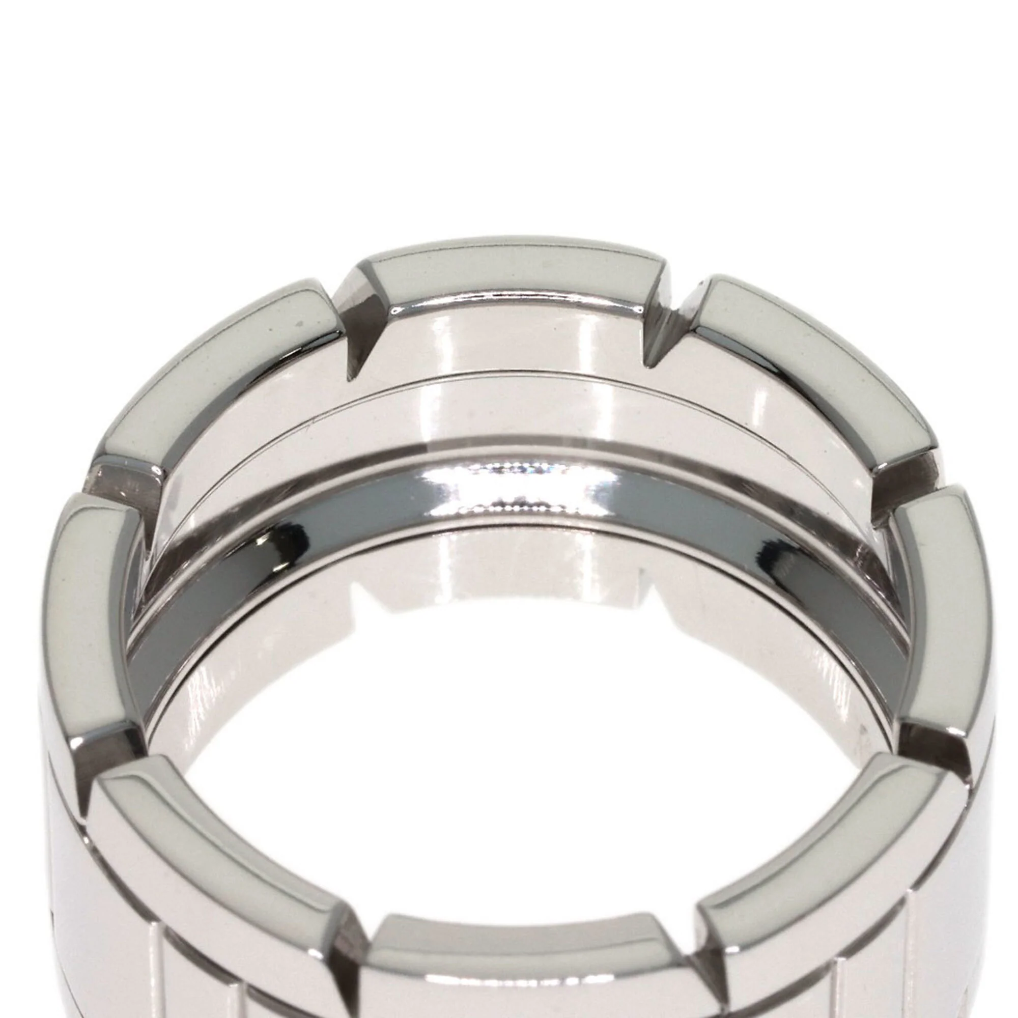 Tank Française Ring 18K White Gold - Image 7
