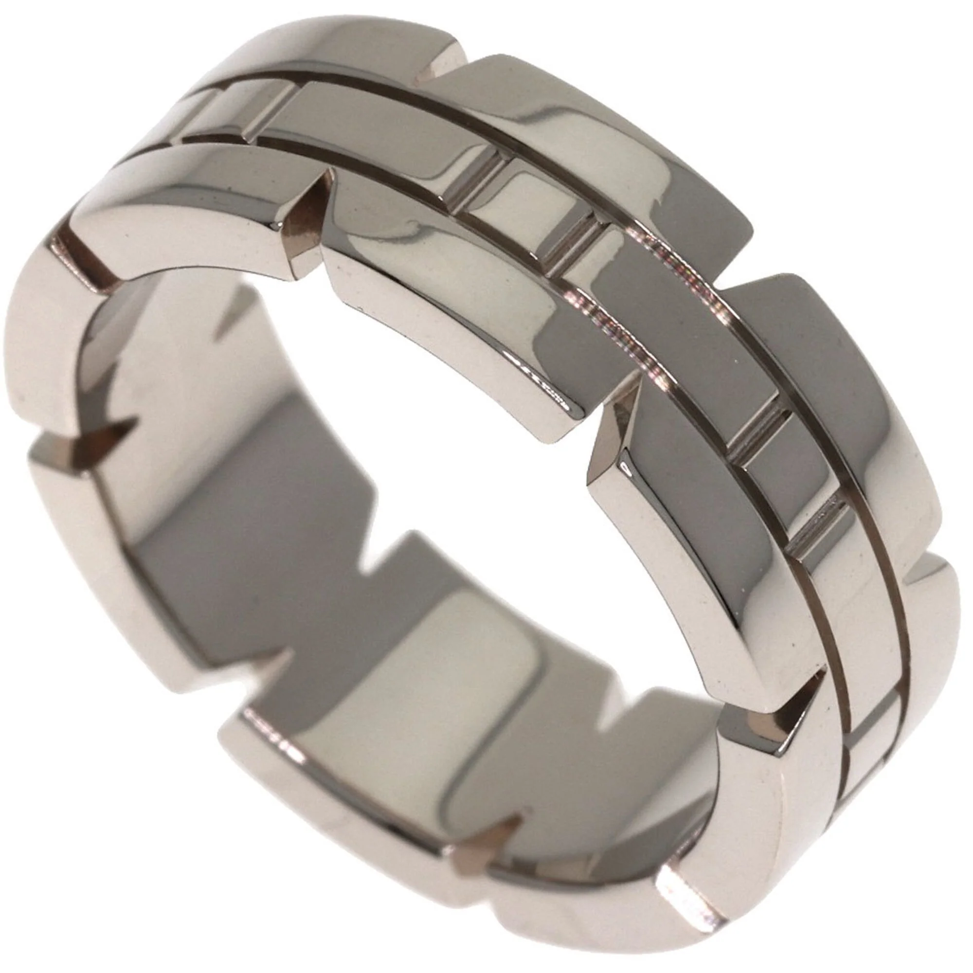 Tank Française Ring 18K White Gold